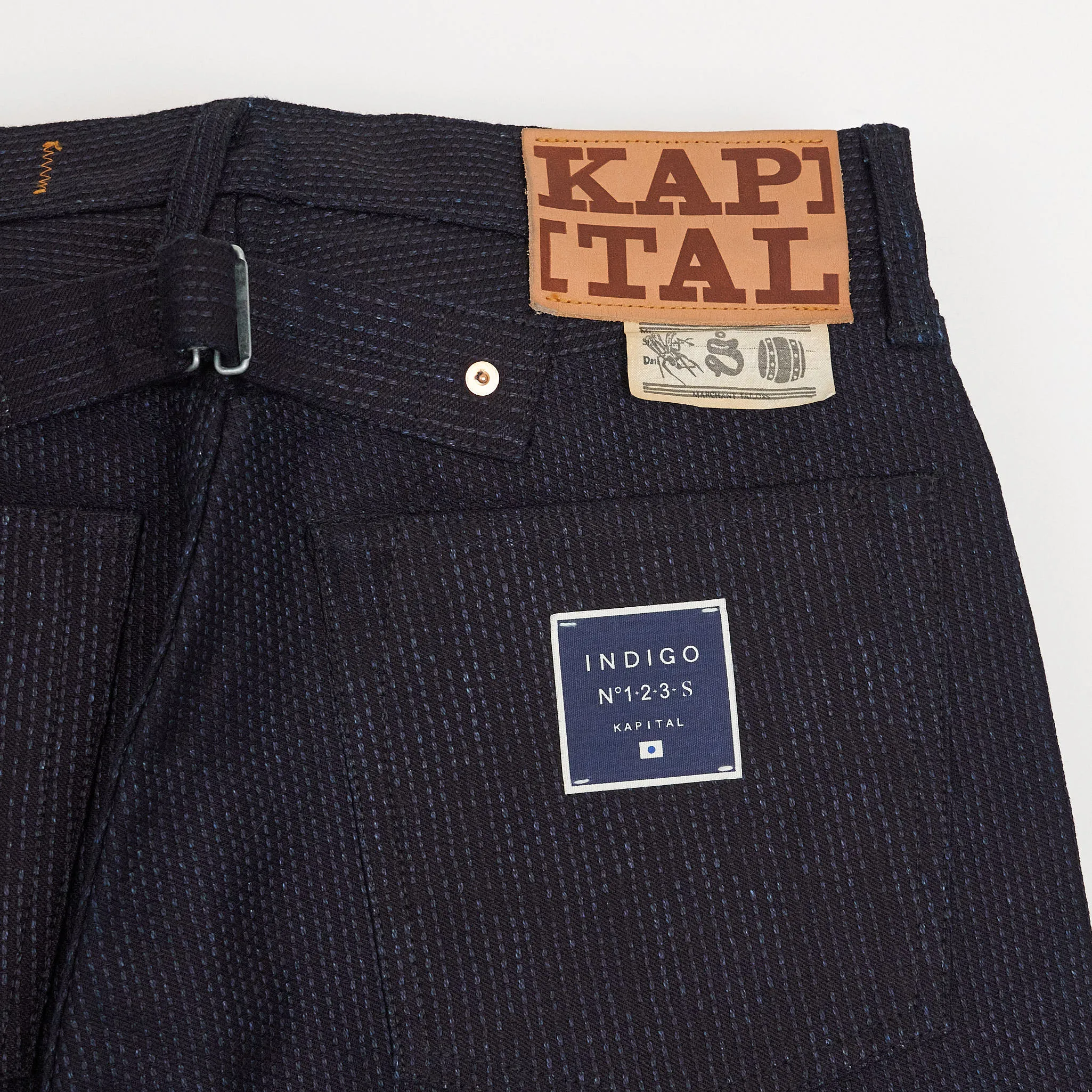 Kapital Century Denim Five Pocket with Cinch Back No. 123+S sold by DeeCee style product image thumbnail 3