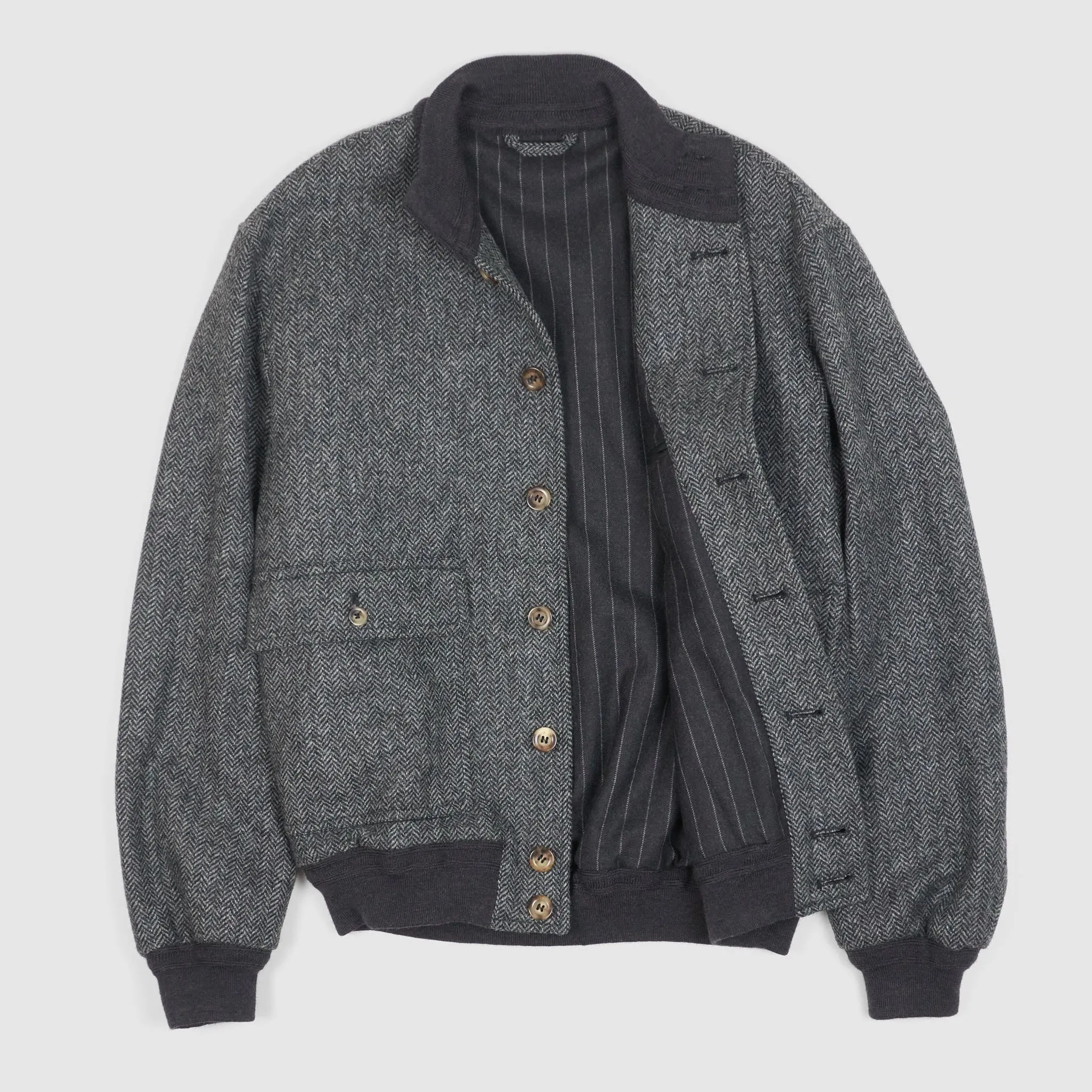 Valstarino Herringbone Wool Lumber sold by DeeCee style product image thumbnail 2