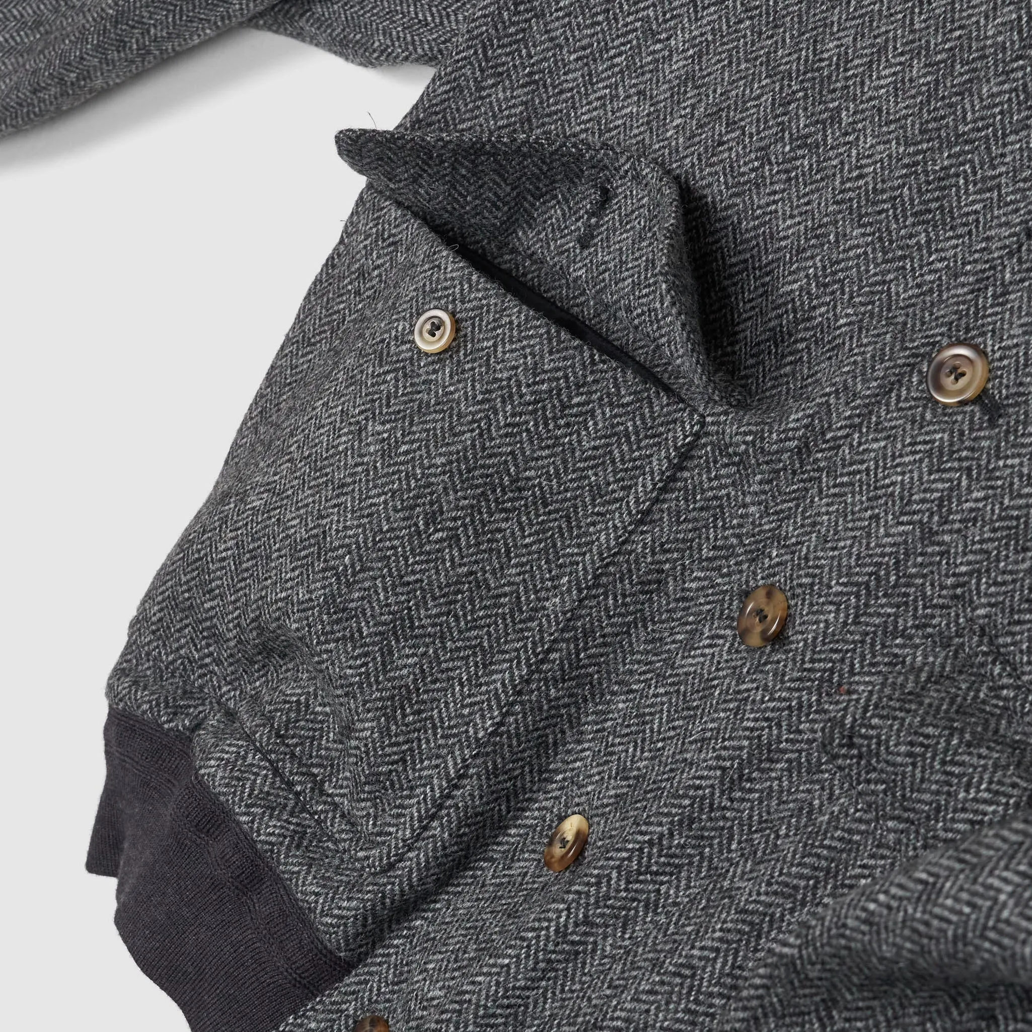 Valstarino Herringbone Wool Lumber sold by DeeCee style product image thumbnail 5