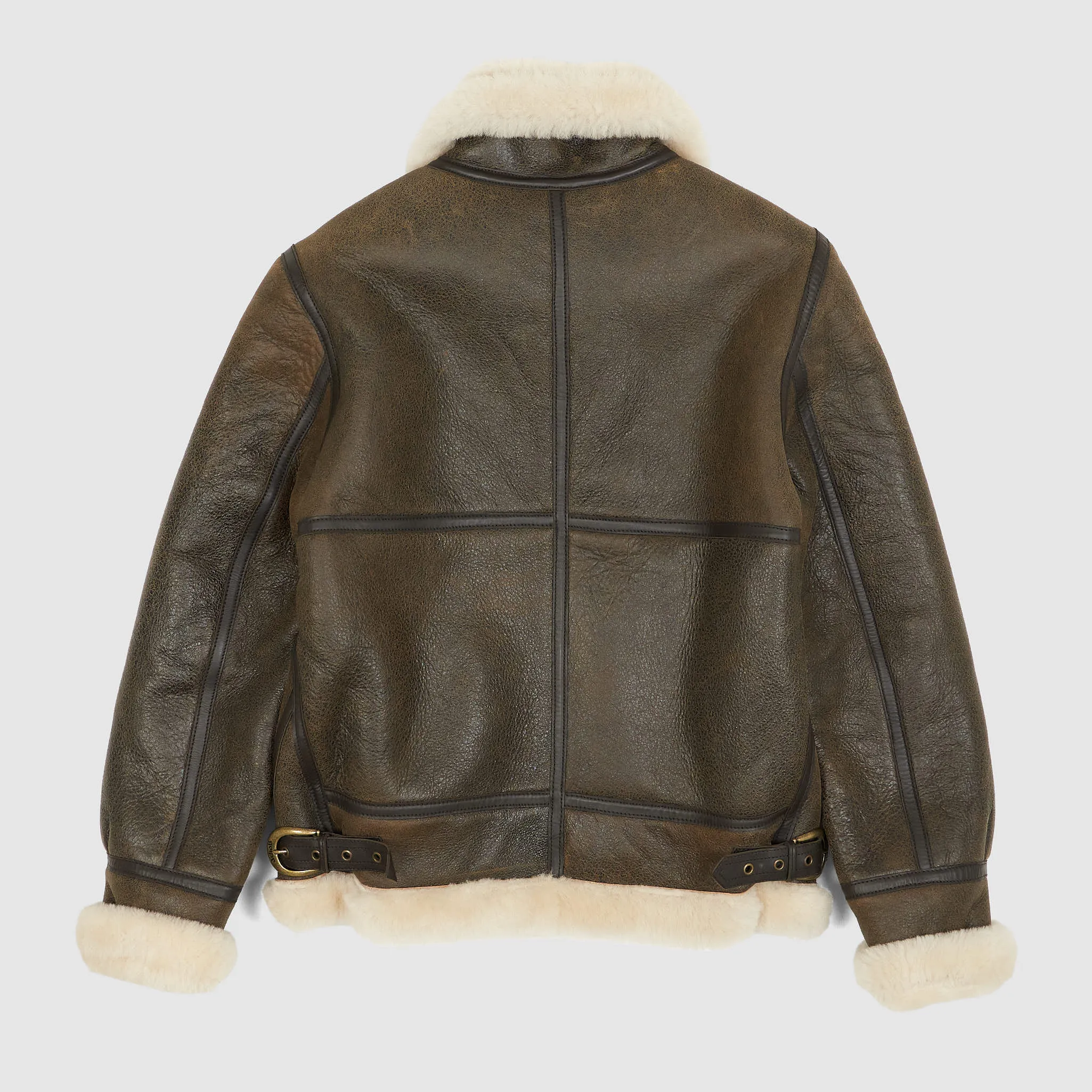 Schott N.Y.C. Ladies B-3 Brown Leather Jacket sold by DeeCee style product image thumbnail 3