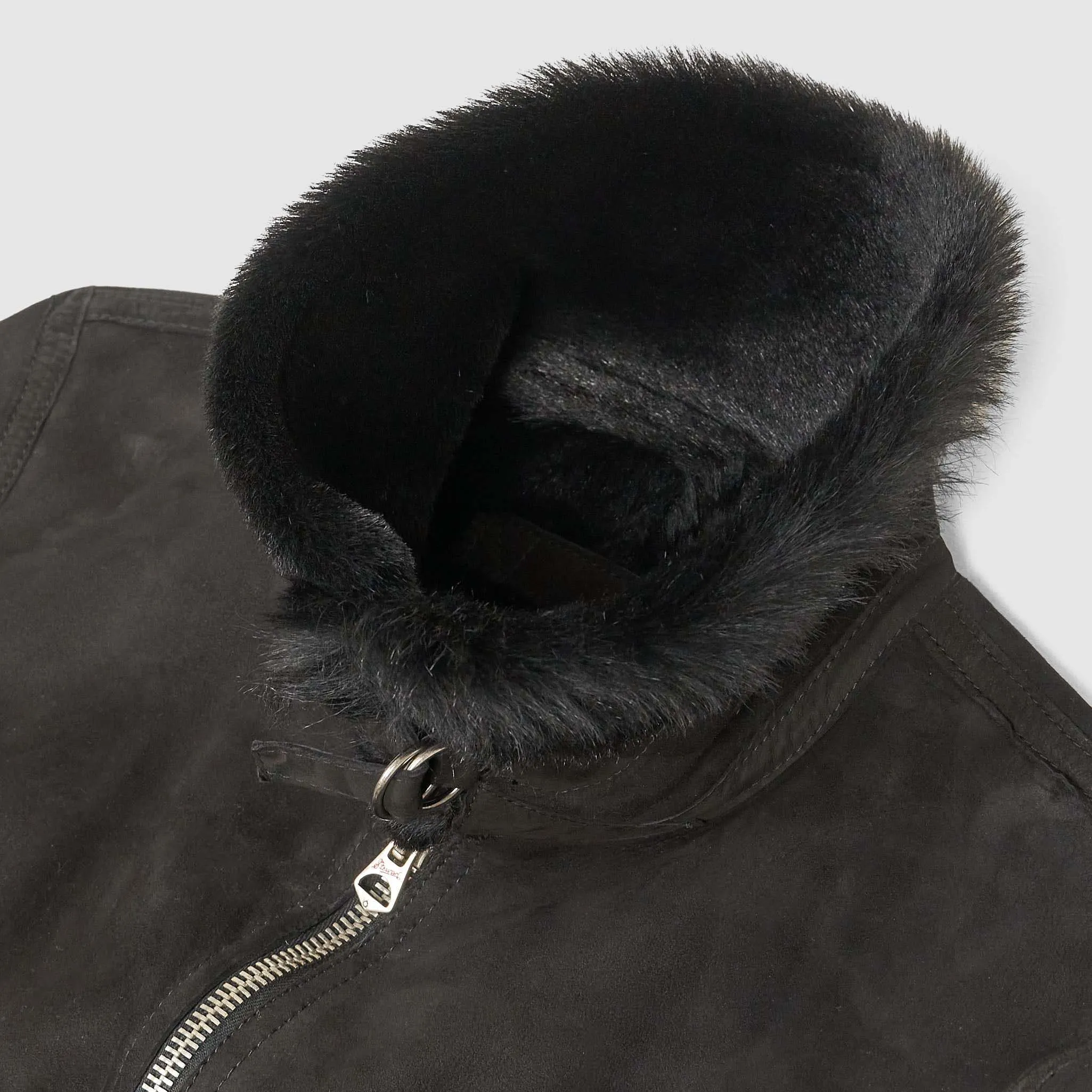 Stewart Ladies B6 Shearling Black Leather Jacket sold by DeeCee style product image thumbnail 4