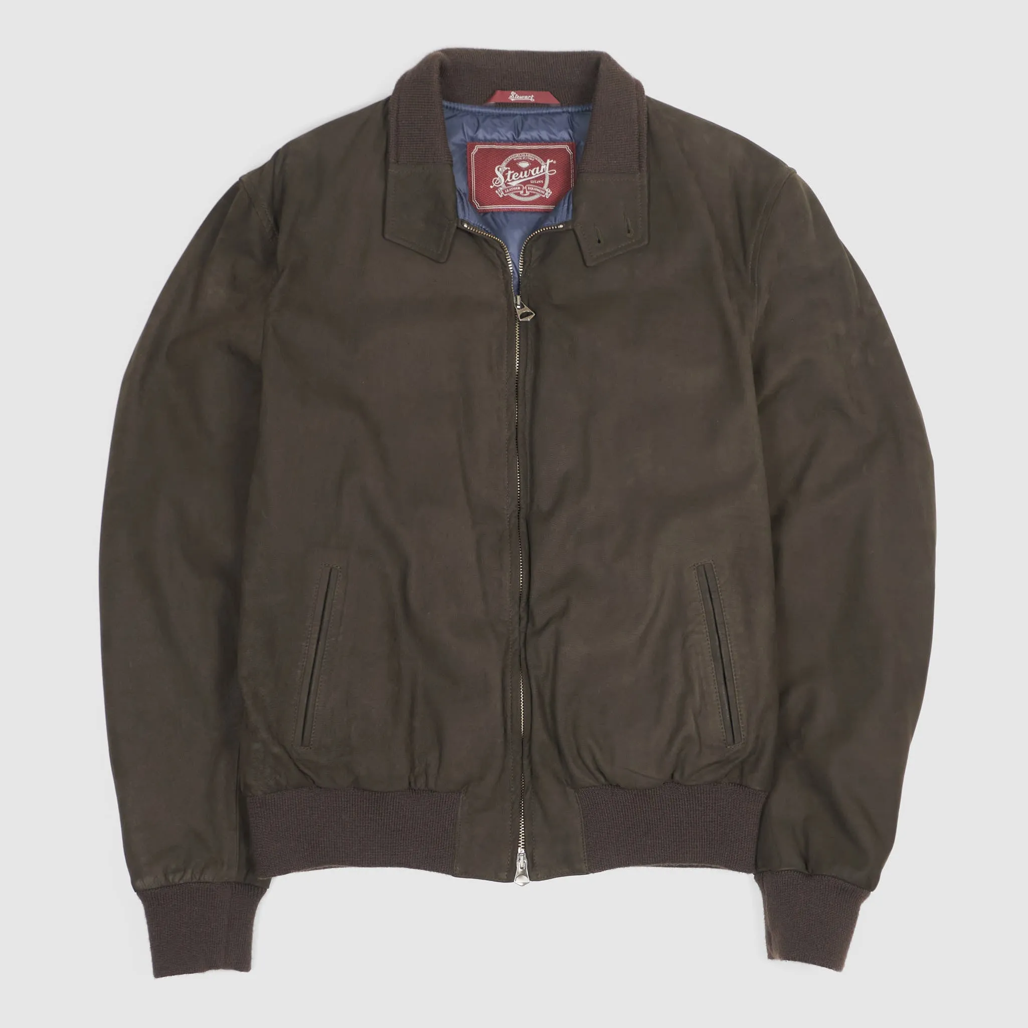 Stewart Harrington Capra Soft Nubuk Blouson sold by DeeCee style