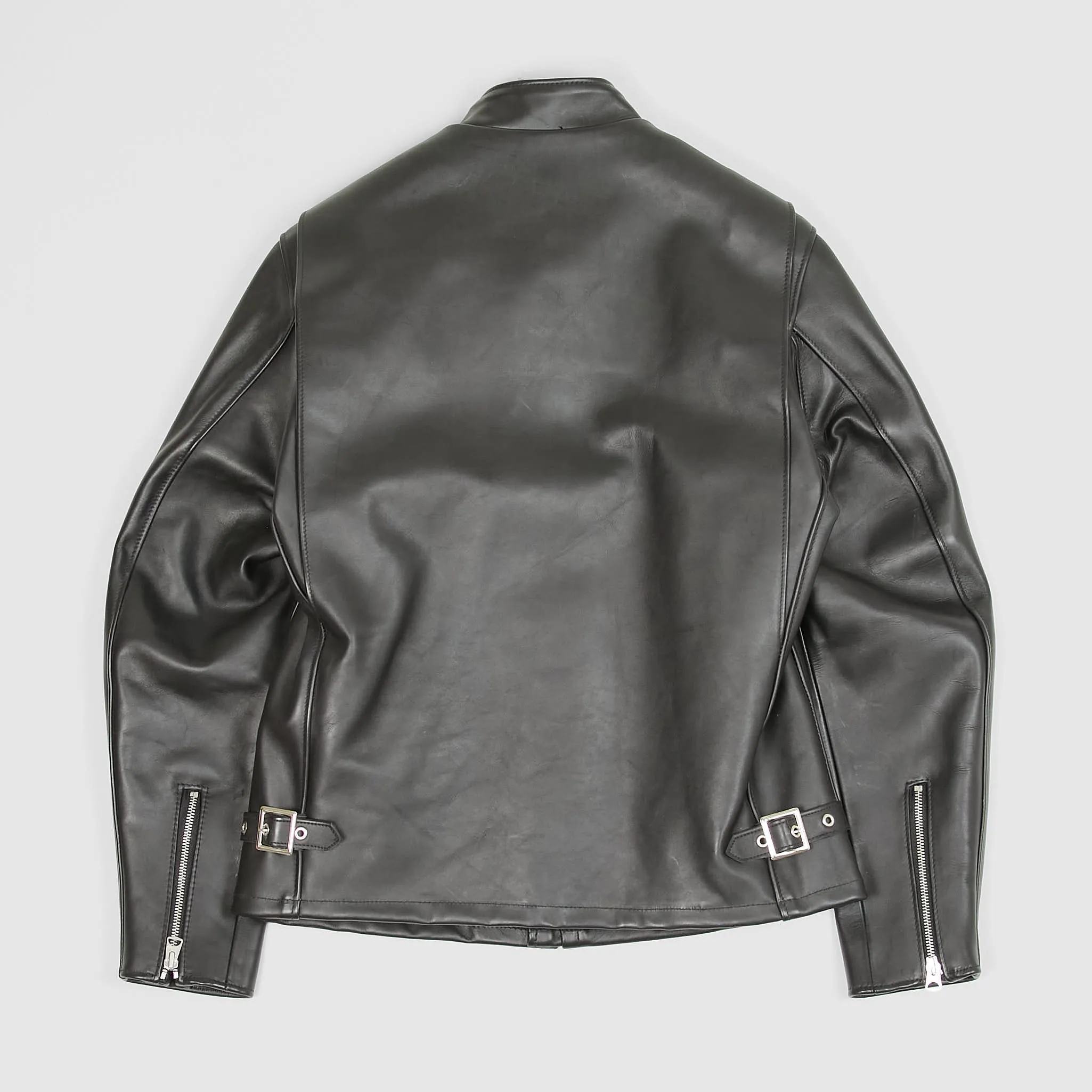 Schott N.Y.C. Steerhide Deluxe Heavy Racer Leather Jacket sold by DeeCee style product image thumbnail 3