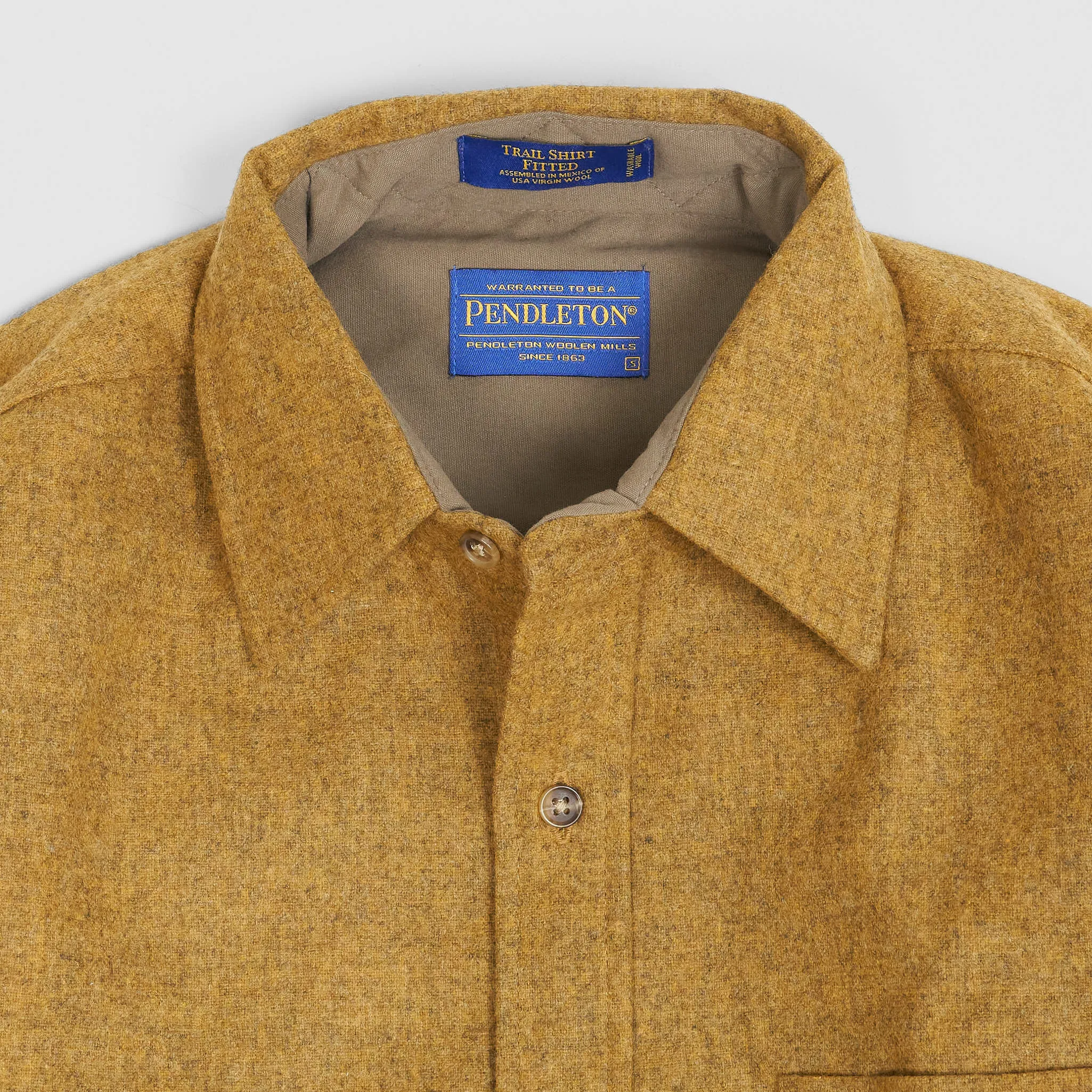 Pendleton Fitted Wool Over Shirt With Elbow Reinforcement sold by DeeCee style product image thumbnail 4