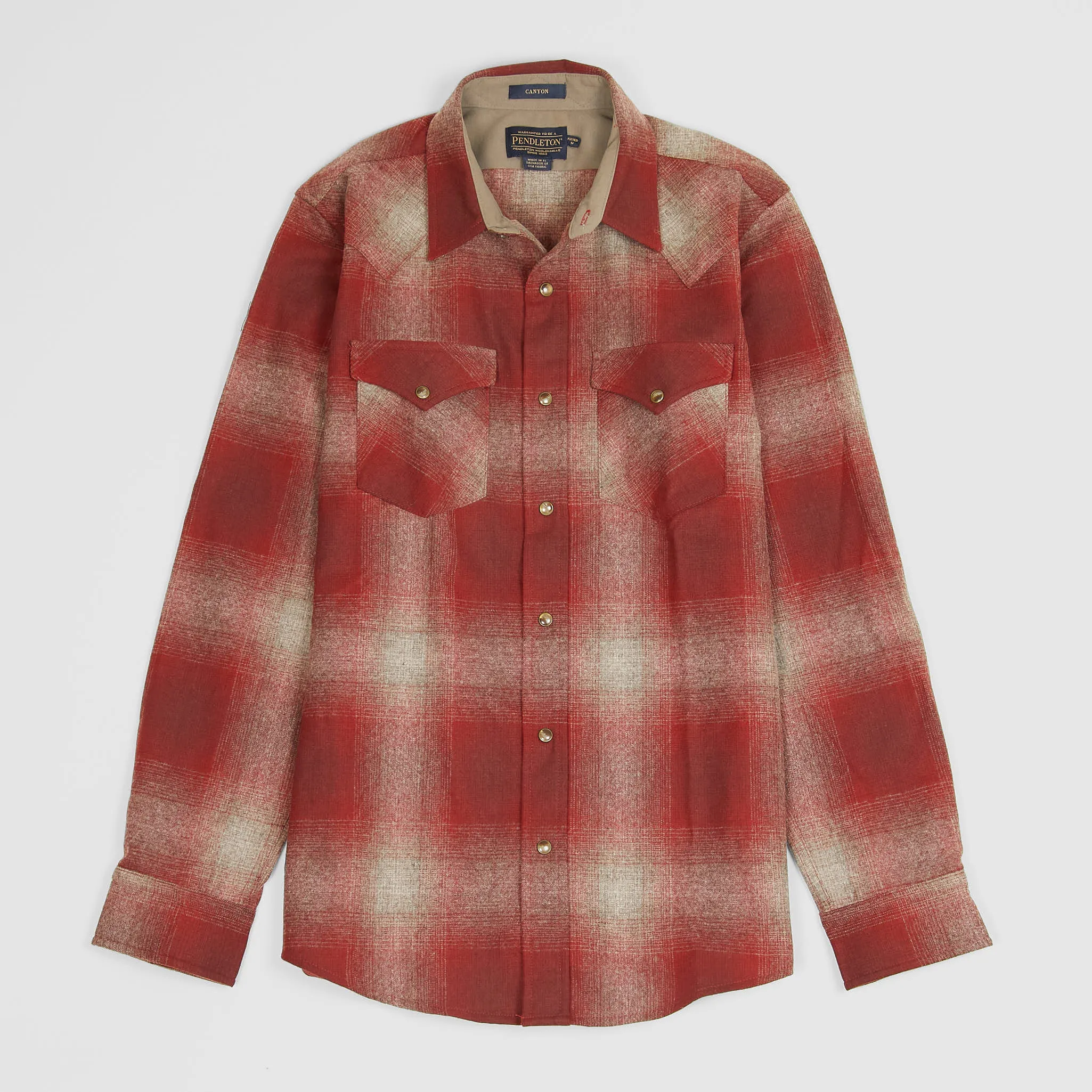 Pendleton Fitted Snap Front Wool Western Shirt sold by DeeCee style product image thumbnail 2
