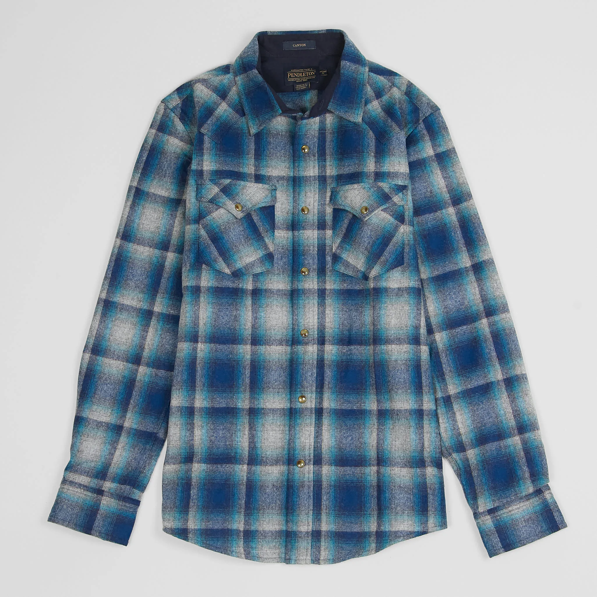 Pendleton Fitted Snap Front Wool Western Shirt sold by DeeCee style product image thumbnail 3