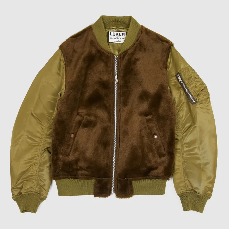 Neighborhood Luker Reversible MA-1 Flight-Jacket [Archive] sold by DeeCee style