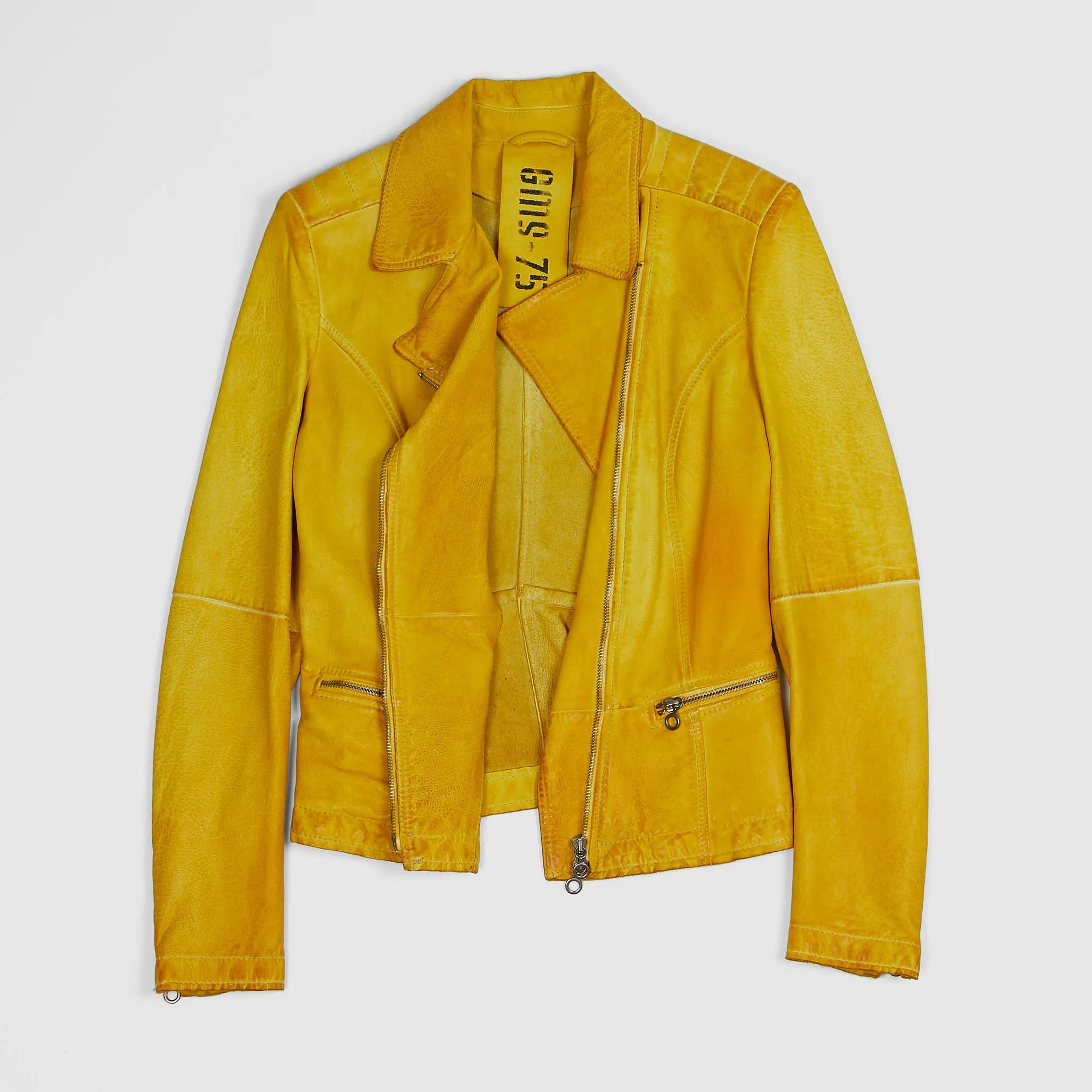 Gimo's Ladies Perfecto Biker Leather Jacket sold by DeeCee style product image thumbnail 3