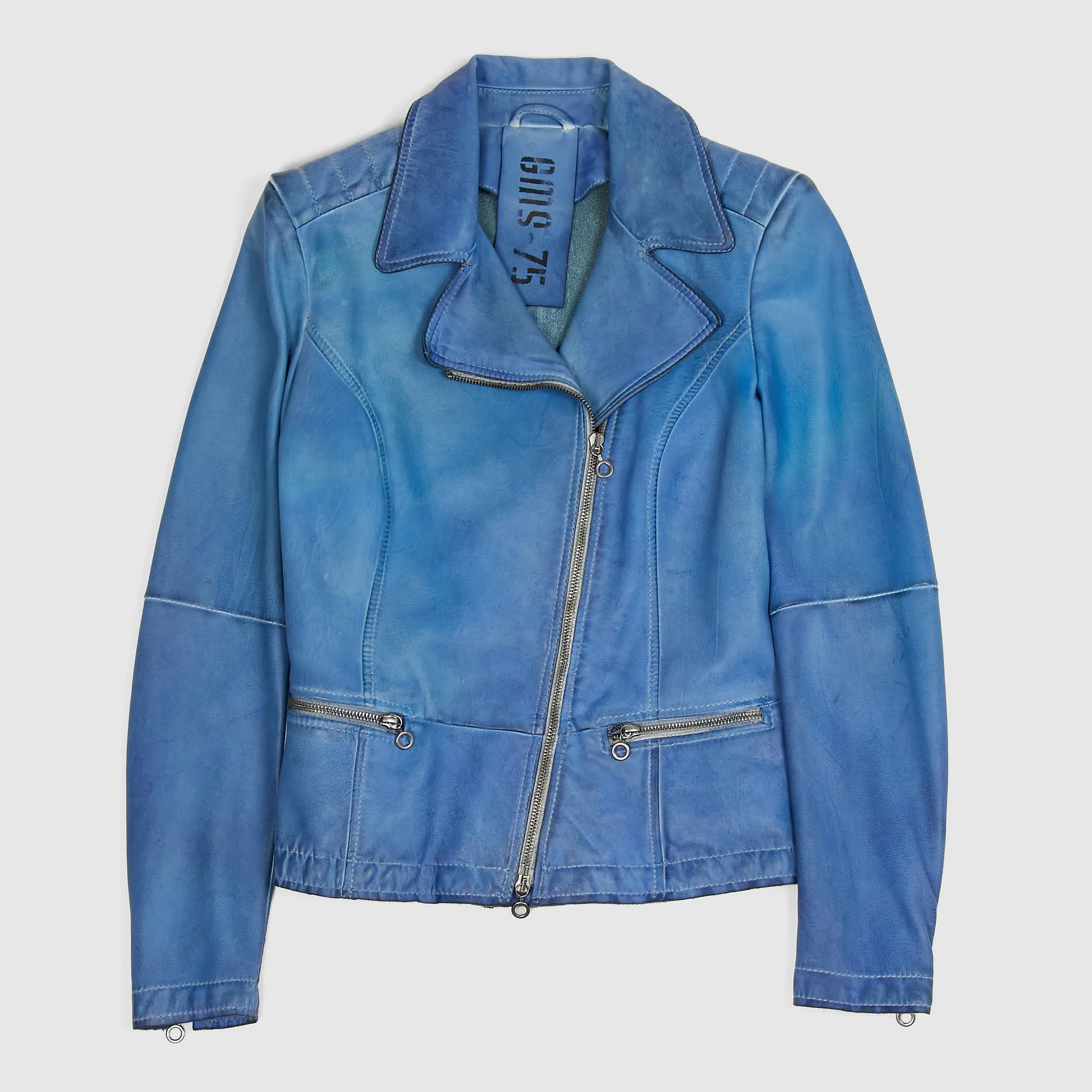 Gimo's Ladies Perfecto Biker Leather Jacket sold by DeeCee style product image thumbnail 4