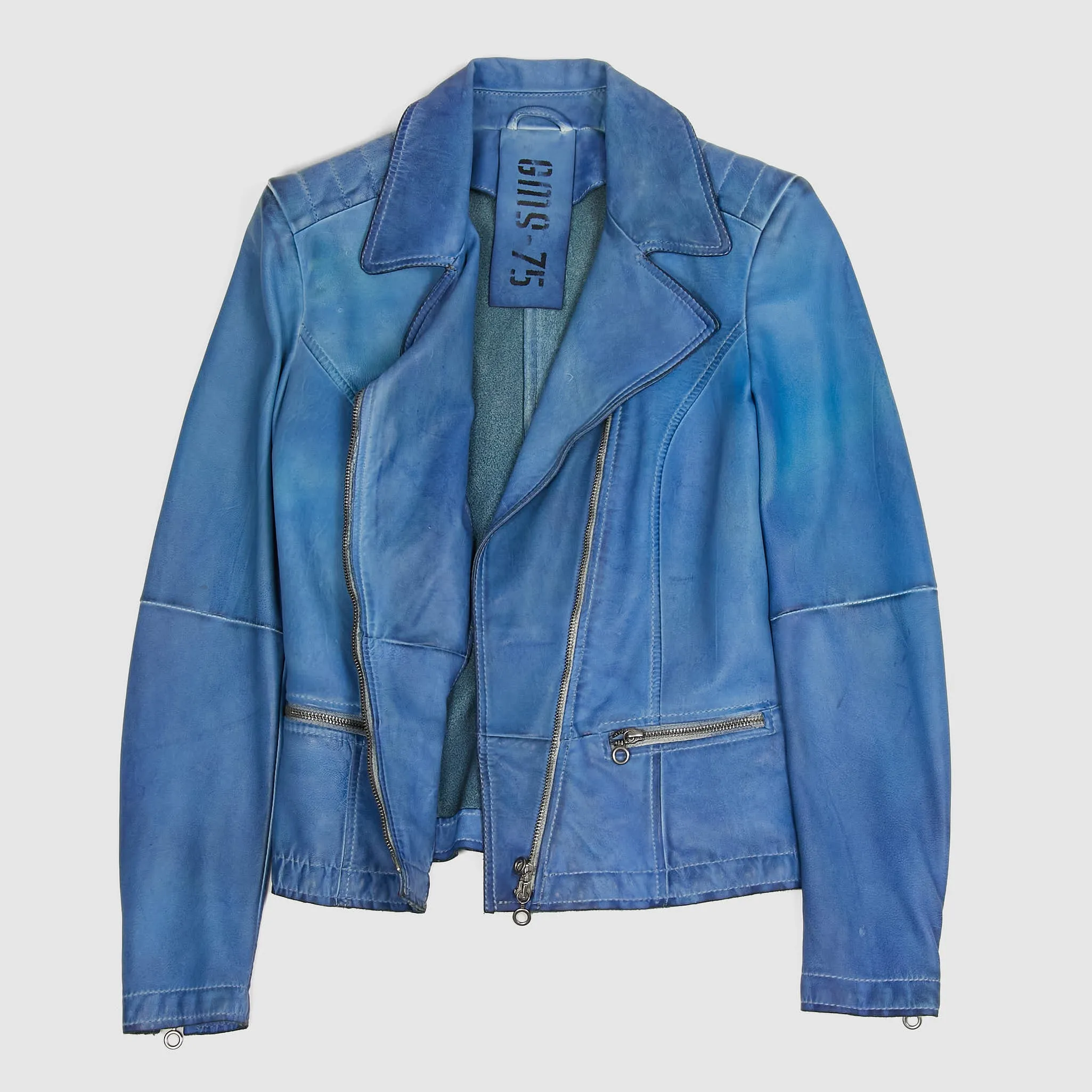 Gimo's Ladies Perfecto Biker Leather Jacket sold by DeeCee style product image thumbnail 2