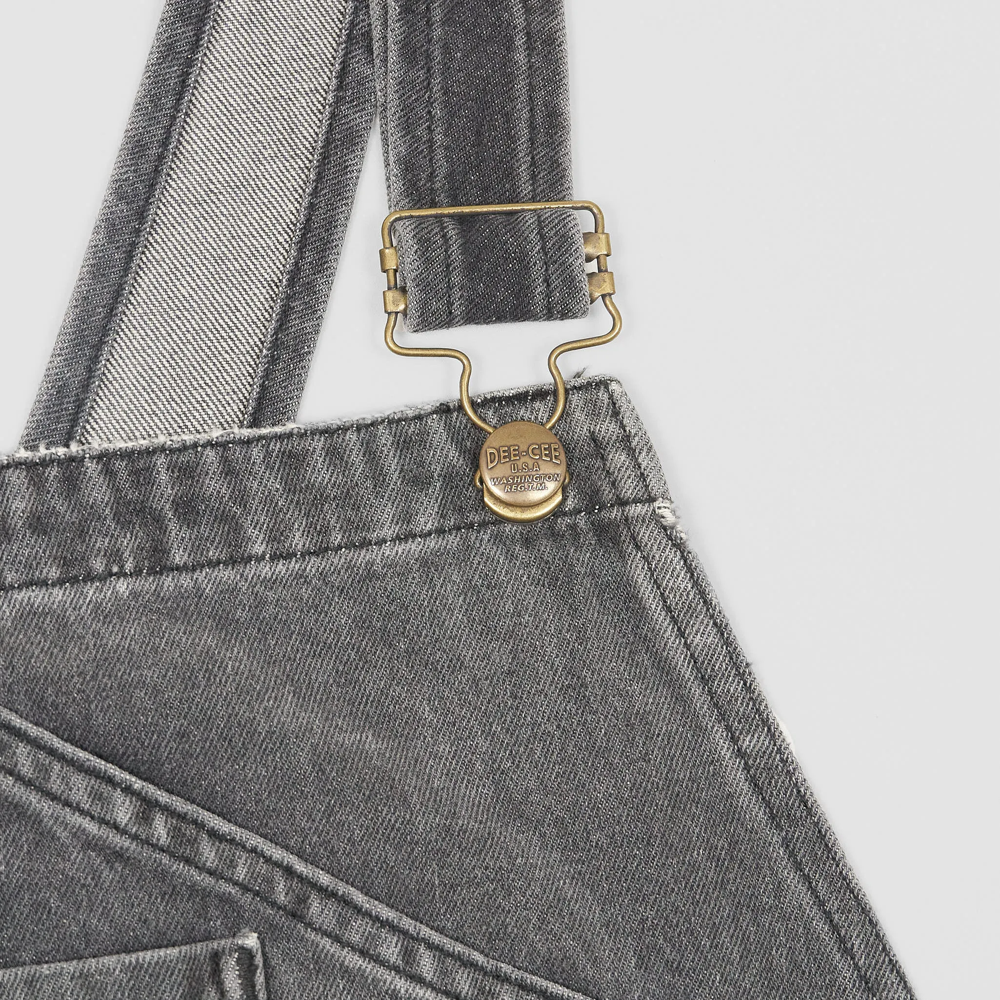 Washington Dee-Cee Ladies Work Style Bib Overall Black Denim sold by DeeCee style product image thumbnail 5