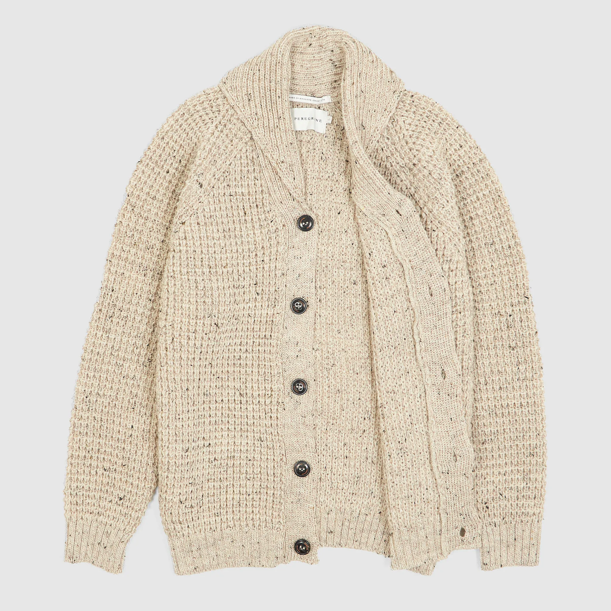 Peregrine Pure British Wool Shawl Cardigan sold by DeeCee style product image thumbnail 2