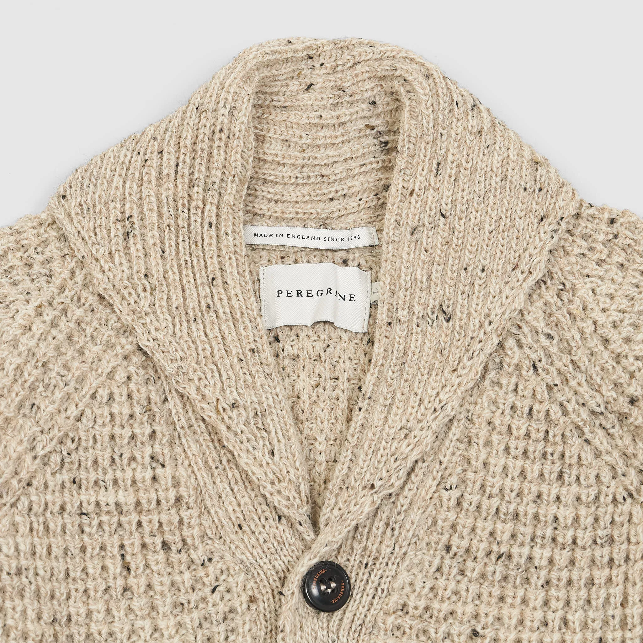 Peregrine Pure British Wool Shawl Cardigan sold by DeeCee style product image thumbnail 4