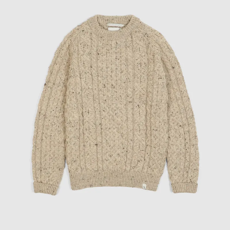 Peregrine Cable Knit Wool Pullover sold by DeeCee style