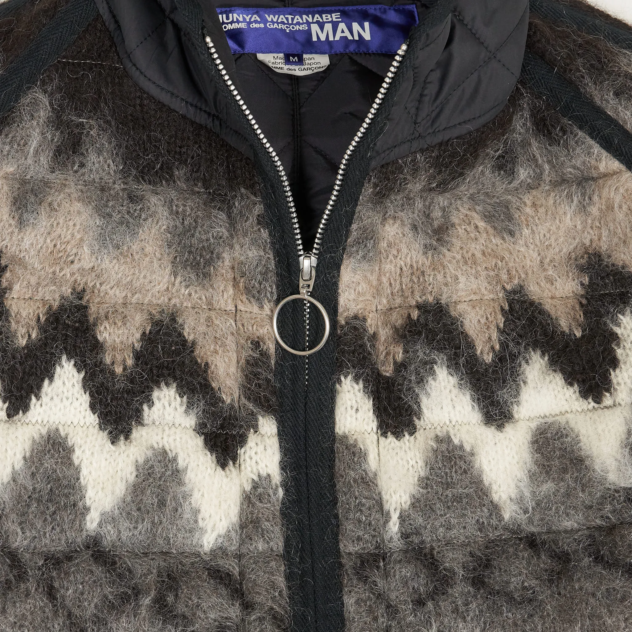 Junya Watanabe Man Native/Quilt Full-Zip Hooded Overshirt Jacket sold by DeeCee style product image thumbnail 5