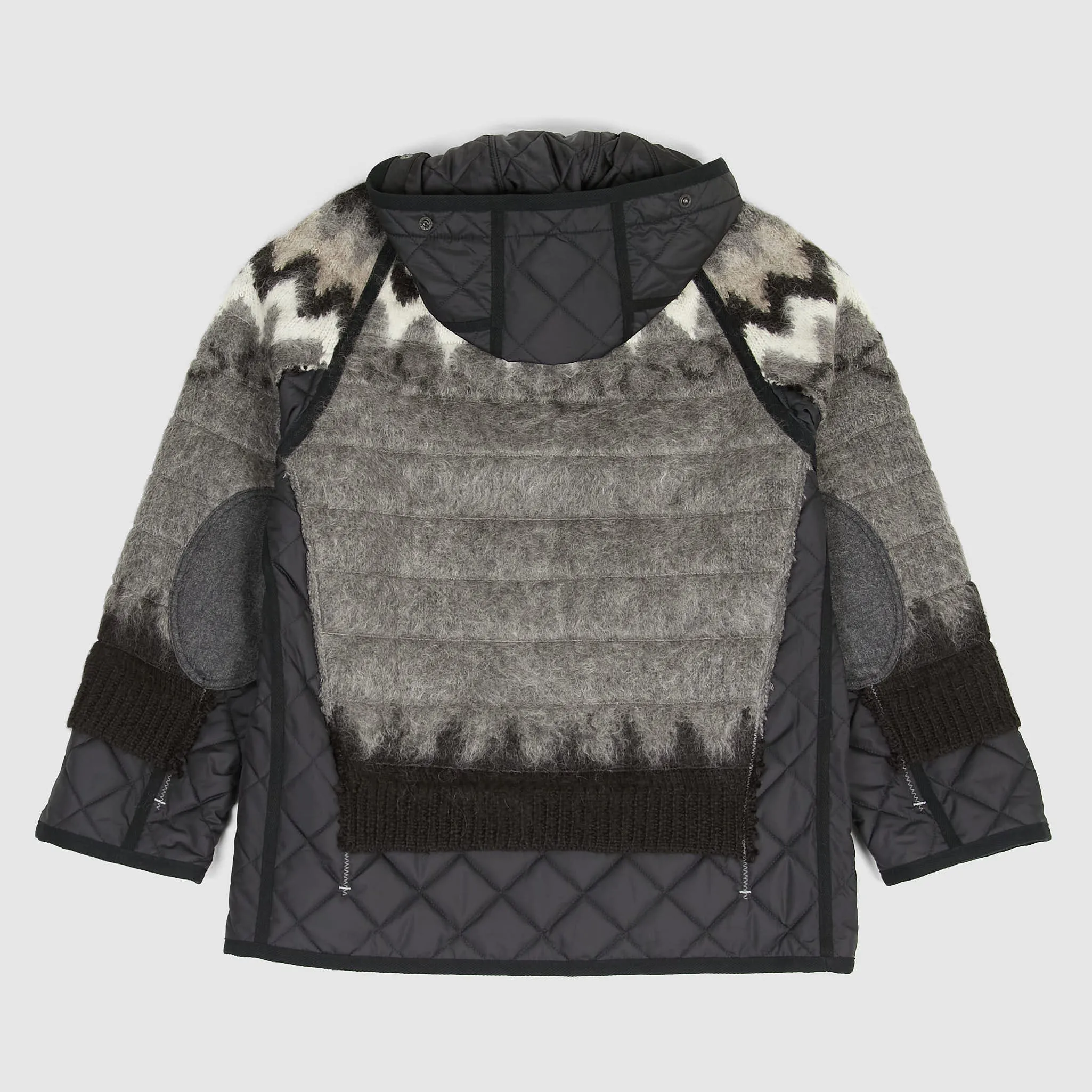 Junya Watanabe Man Native/Quilt Full-Zip Hooded Overshirt Jacket sold by DeeCee style product image thumbnail 3