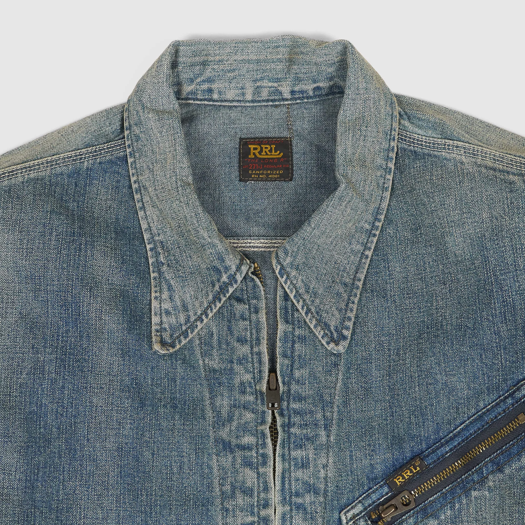 Double RL Denim Jacket sold by DeeCee style product image thumbnail 4