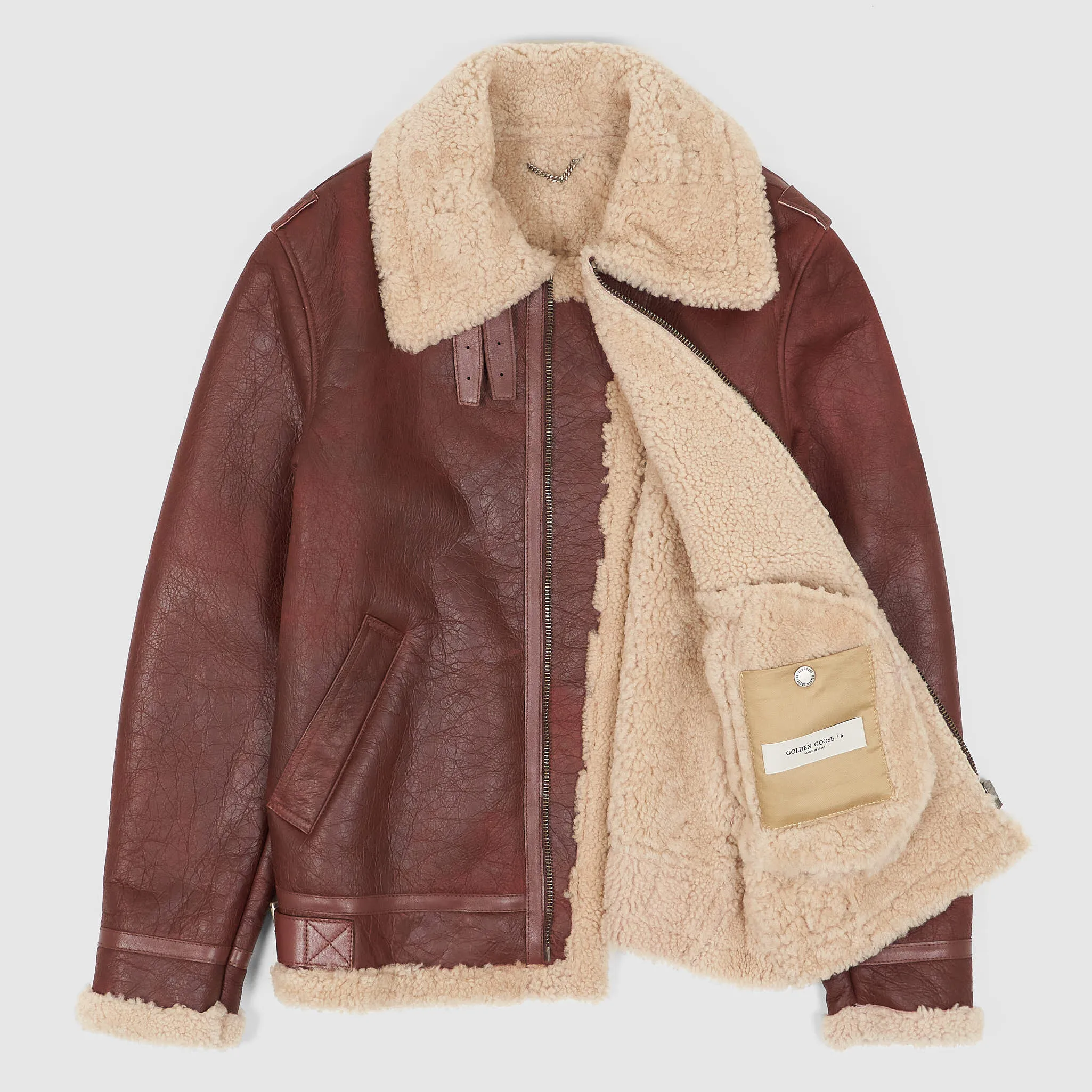 Golden Goose B-3 Shearling Leather Jacket sold by DeeCee style product image thumbnail 3