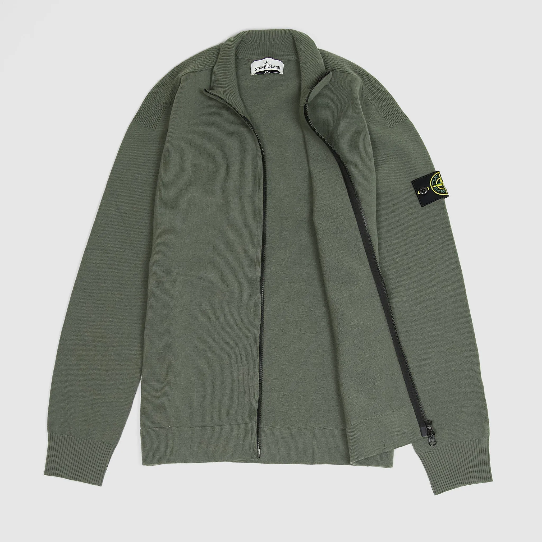 Stone Island Knitted Full-Zip Turtleneck Cardigan sold by DeeCee style product image thumbnail 3