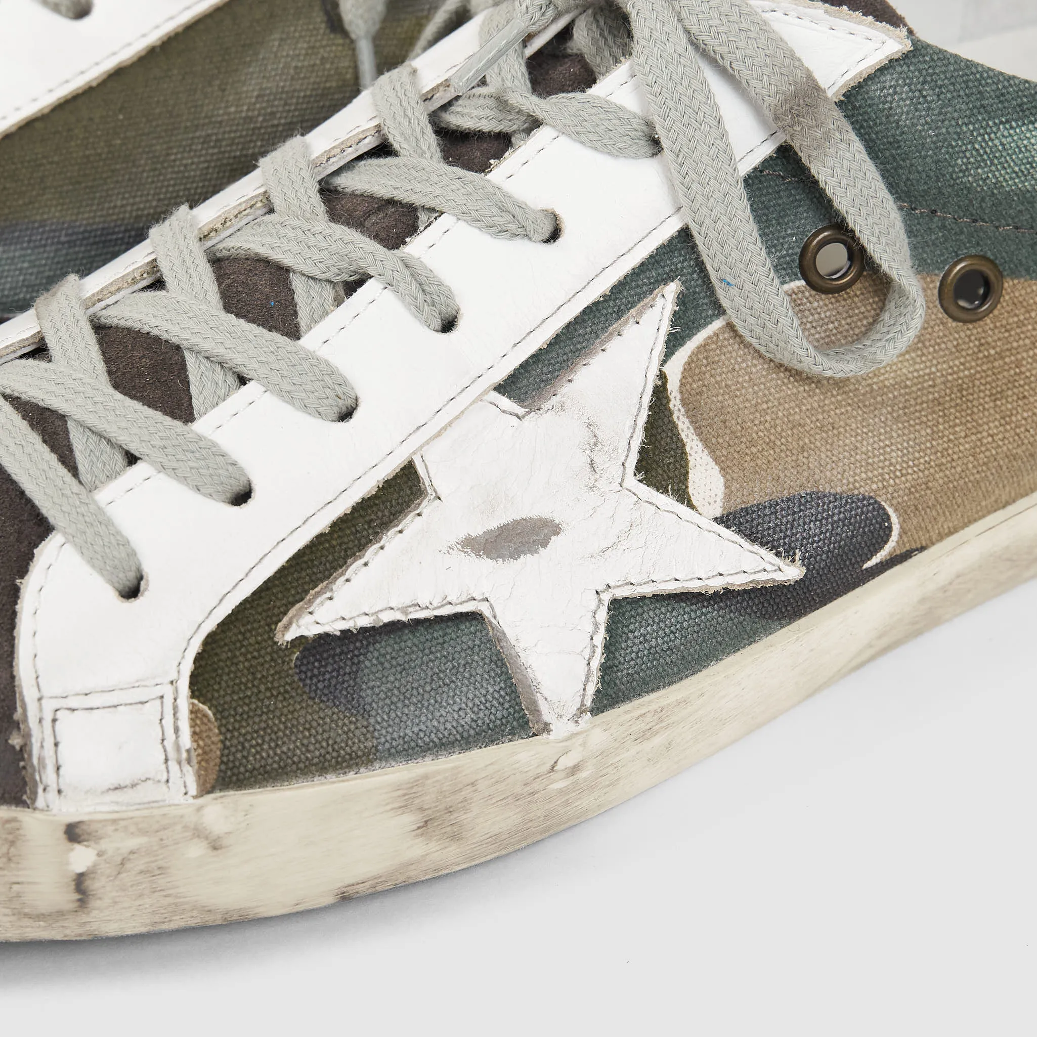 Golden Goose Superstar Camouflage White Sneakers sold by DeeCee style product image thumbnail 4