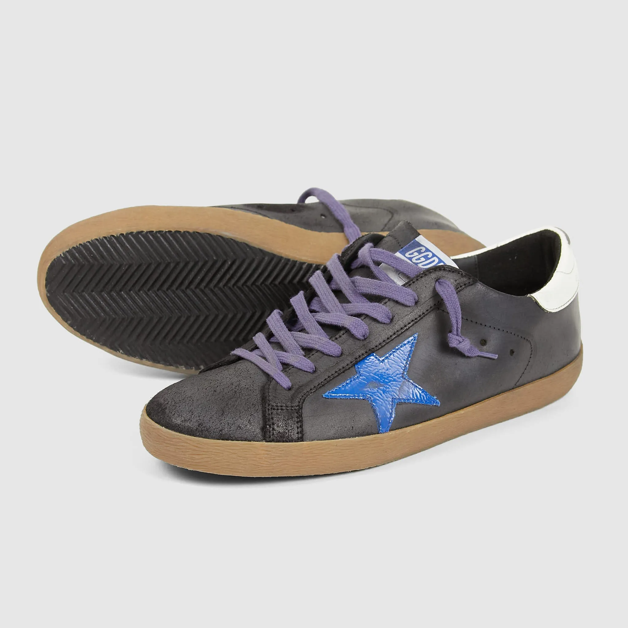Golden Goose Superstar Black Black Blue Sneakers sold by DeeCee style product image thumbnail 2
