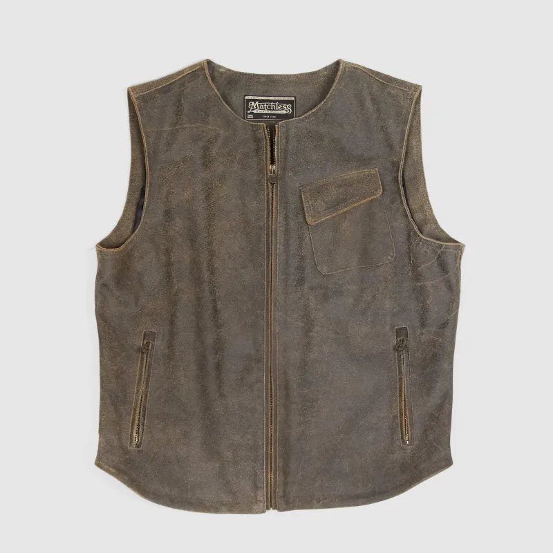 Matchless Raw Hide Leather BIker  Vests sold by DeeCee style
