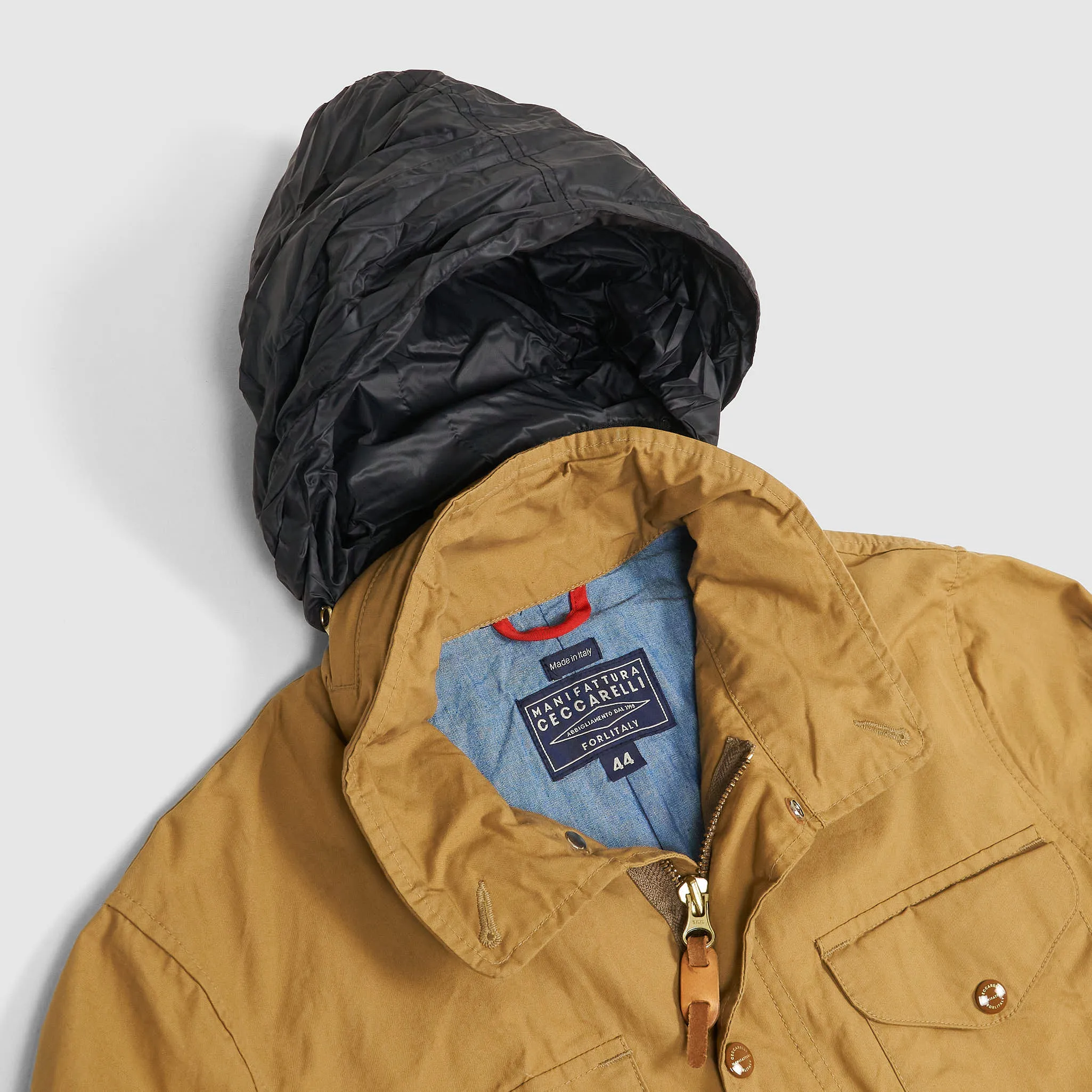 Manifattura Cecarelli Coated Lightweight Field Jacket sold by DeeCee style product image thumbnail 2