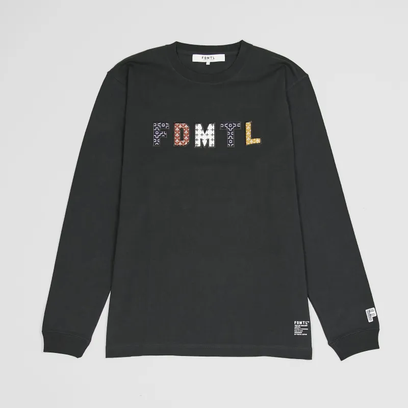 FDMTL Long Sleeve Sashiko-Logo Letters T-Shirts sold by DeeCee style