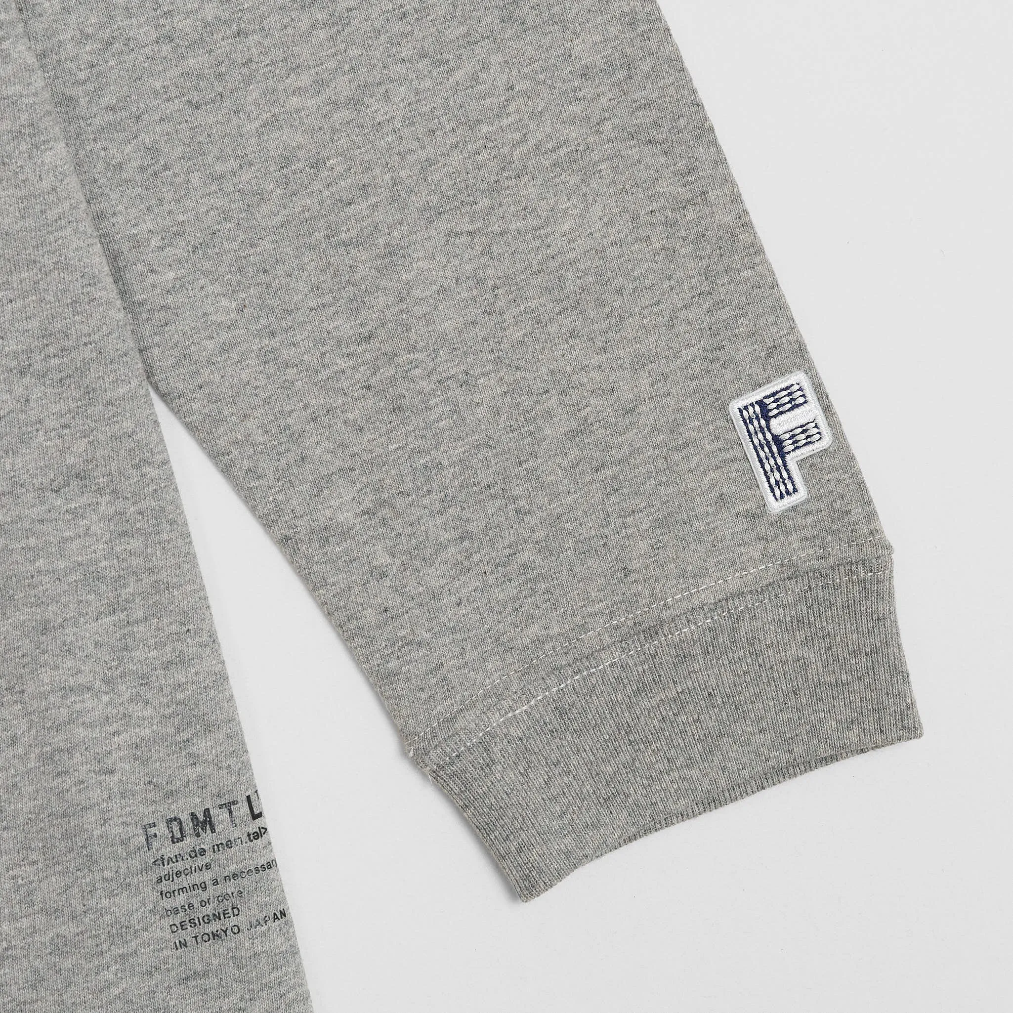 FDMTL Long Sleeve Sashiko Circle Chest T-Shirts sold by DeeCee style product image thumbnail 3