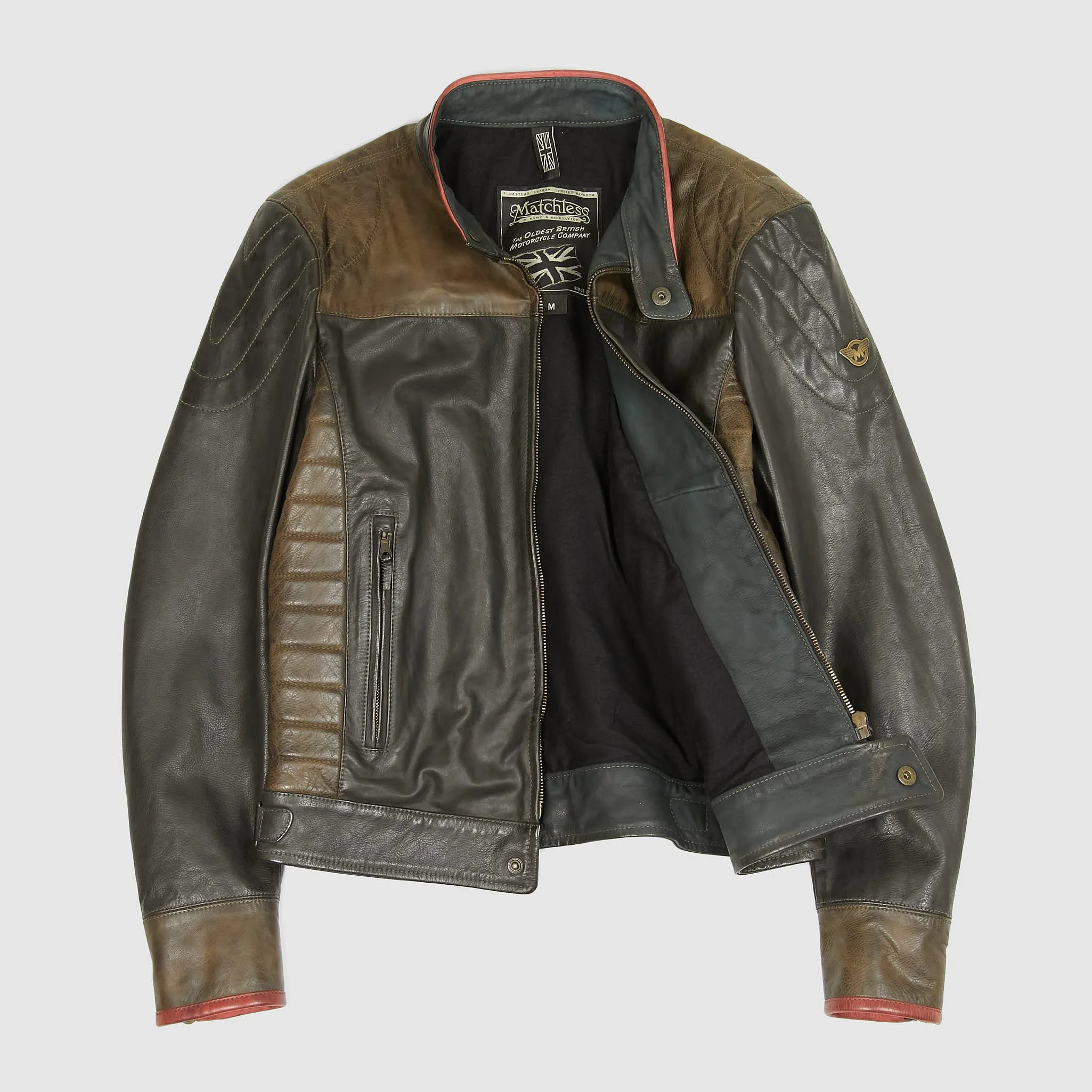 Matchless Model x Reloaded 2 Tone Leather Jacket sold by DeeCee style product image thumbnail 2