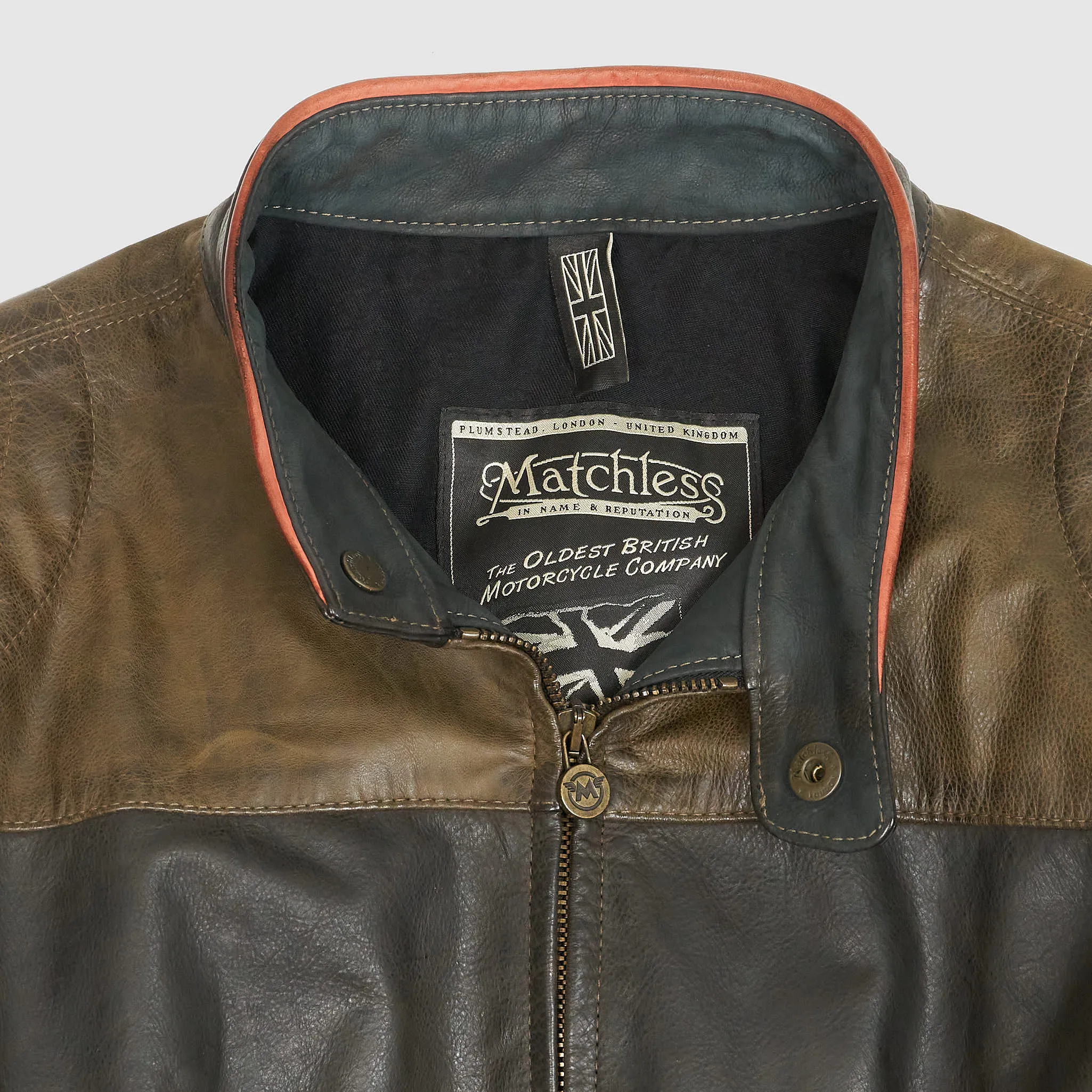Matchless Model x Reloaded 2 Tone Leather Jacket sold by DeeCee style product image thumbnail 4