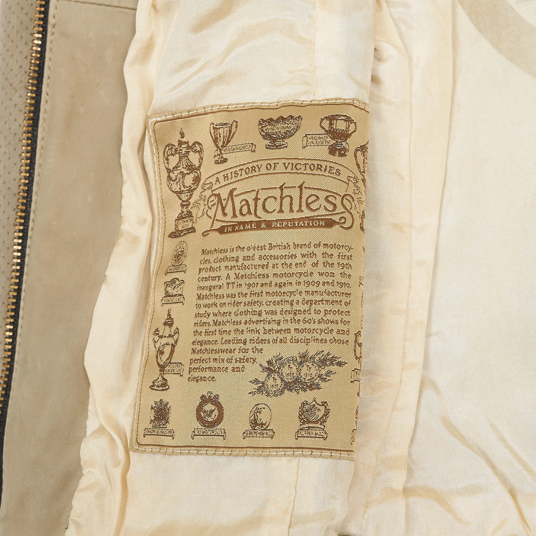 Matchless Ladies Osborn Leather Jacket sold by DeeCee style product image thumbnail 5