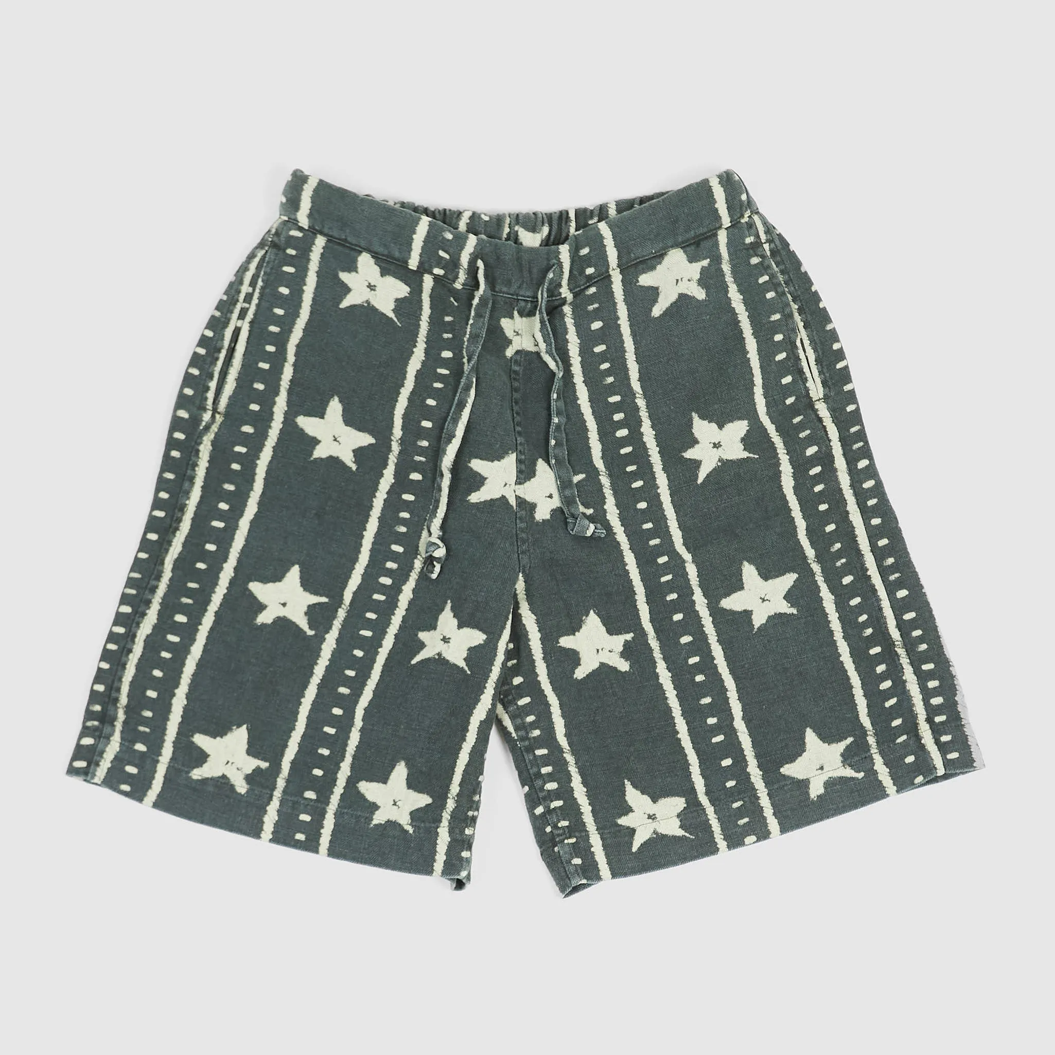 Soulive Wide Linen Shorts sold by DeeCee style