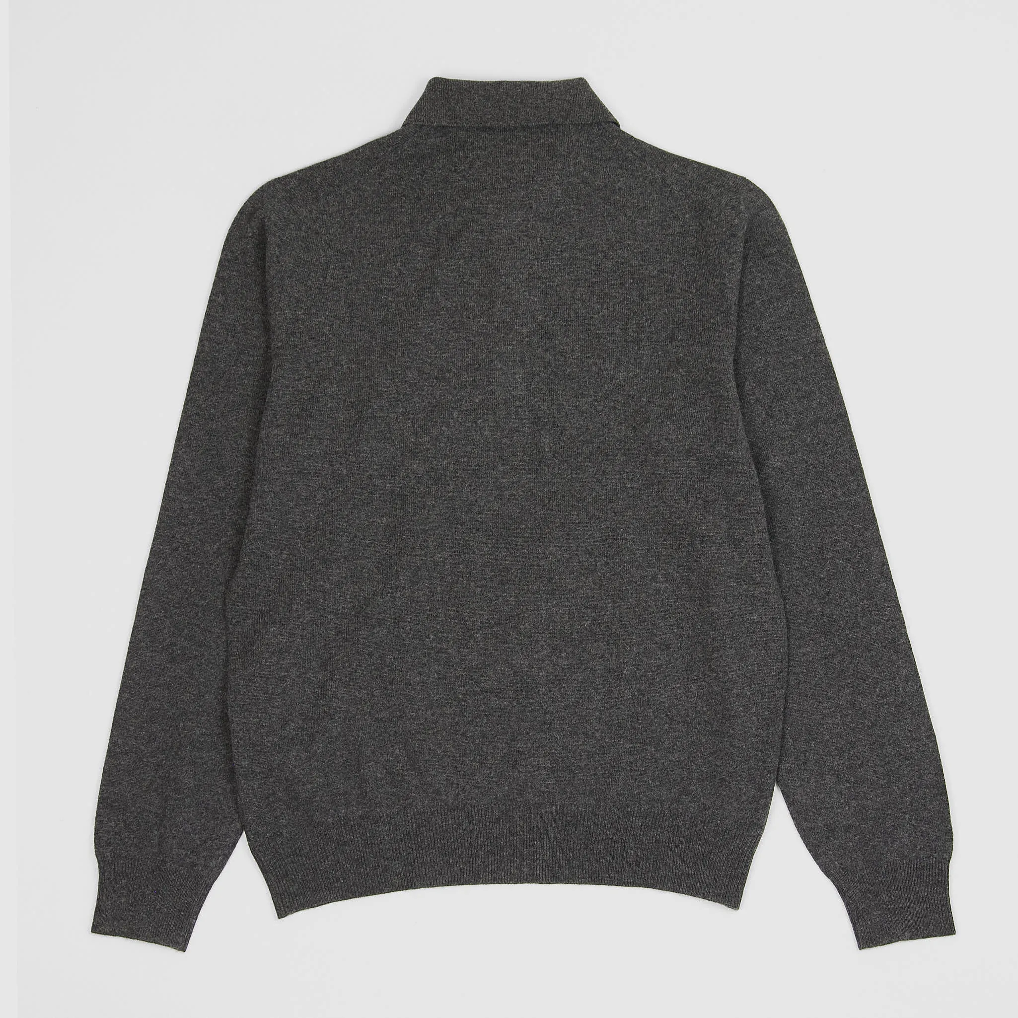Gran Sasso Wool/ Cashmere Long Sleeve Polo Shirt sold by DeeCee style product image thumbnail 4