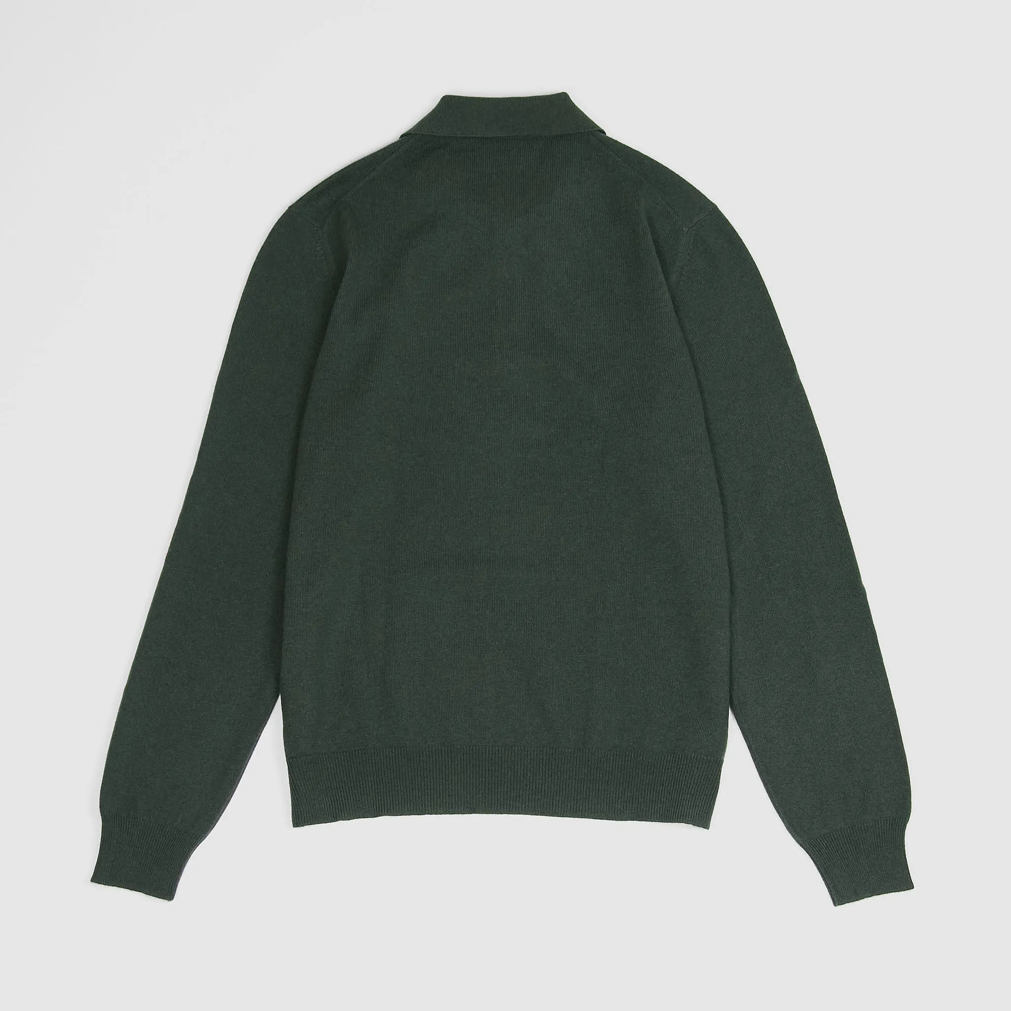 Gran Sasso Wool/ Cashmere Long Sleeve Polo Shirt sold by DeeCee style product image thumbnail 3