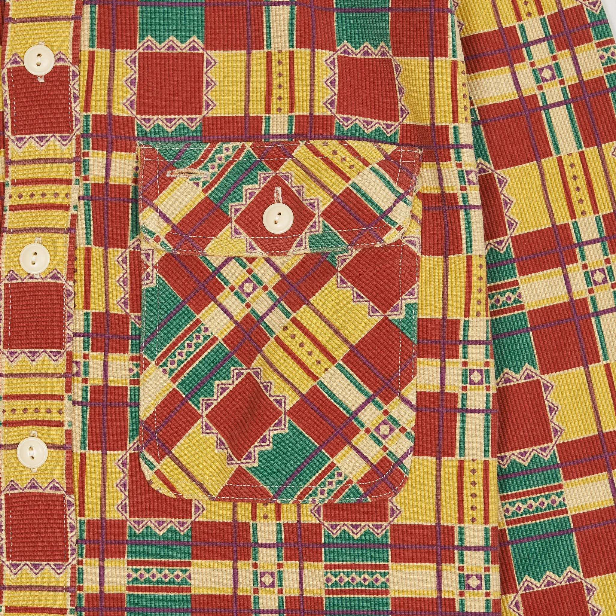 Double RL Matlock Multicolor Knitted Overshirt sold by DeeCee style product image thumbnail 5