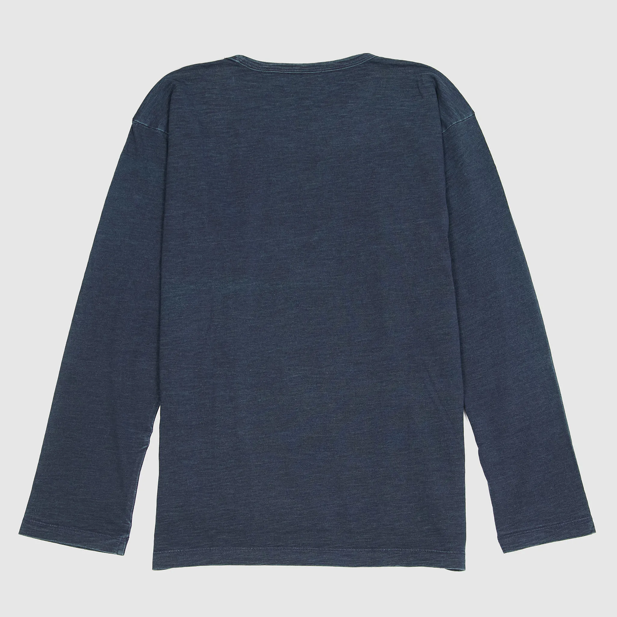 Double RL Long Sleeve Indigo Crew Neck T- Shirt sold by DeeCee style product image thumbnail 4