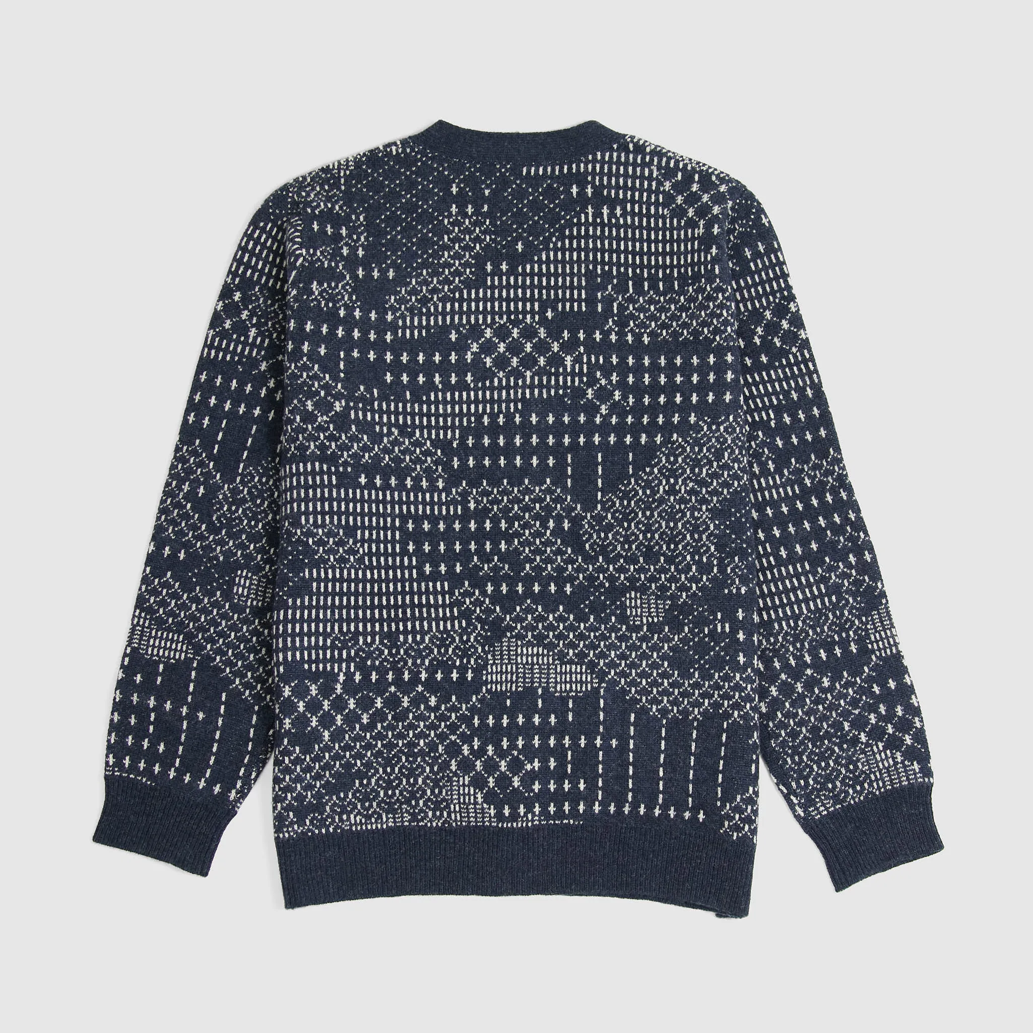 FDMTL Patchwork-Sashiko Wool Cardigan sold by DeeCee style product image thumbnail 2