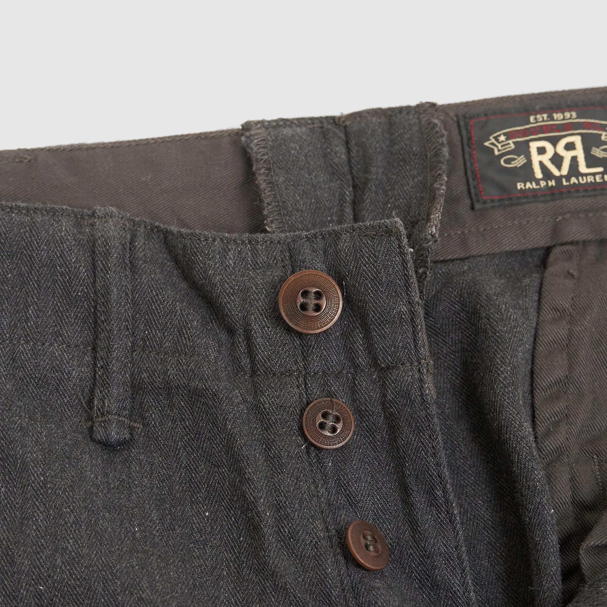 Double RL Officer's Herringbone Chamonix Flat Pant Chino sold by DeeCee style product image thumbnail 5