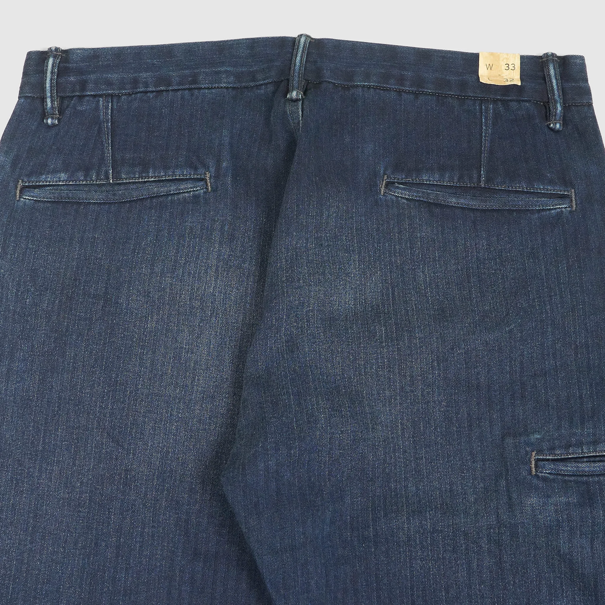 Double RL Chino Workpant Herringbone Indigo sold by DeeCee style product image thumbnail 4