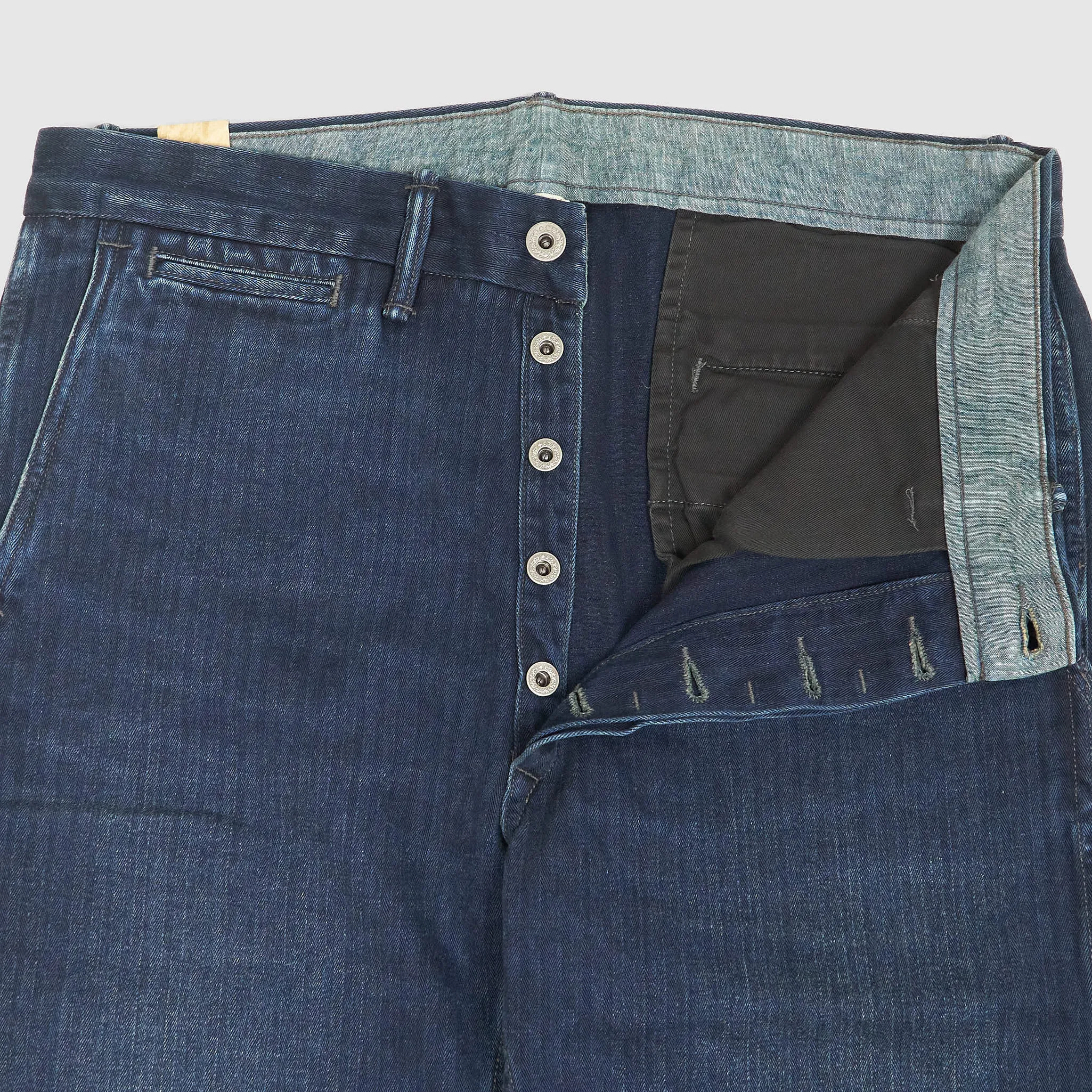 Double RL Chino Workpant Herringbone Indigo sold by DeeCee style product image thumbnail 3