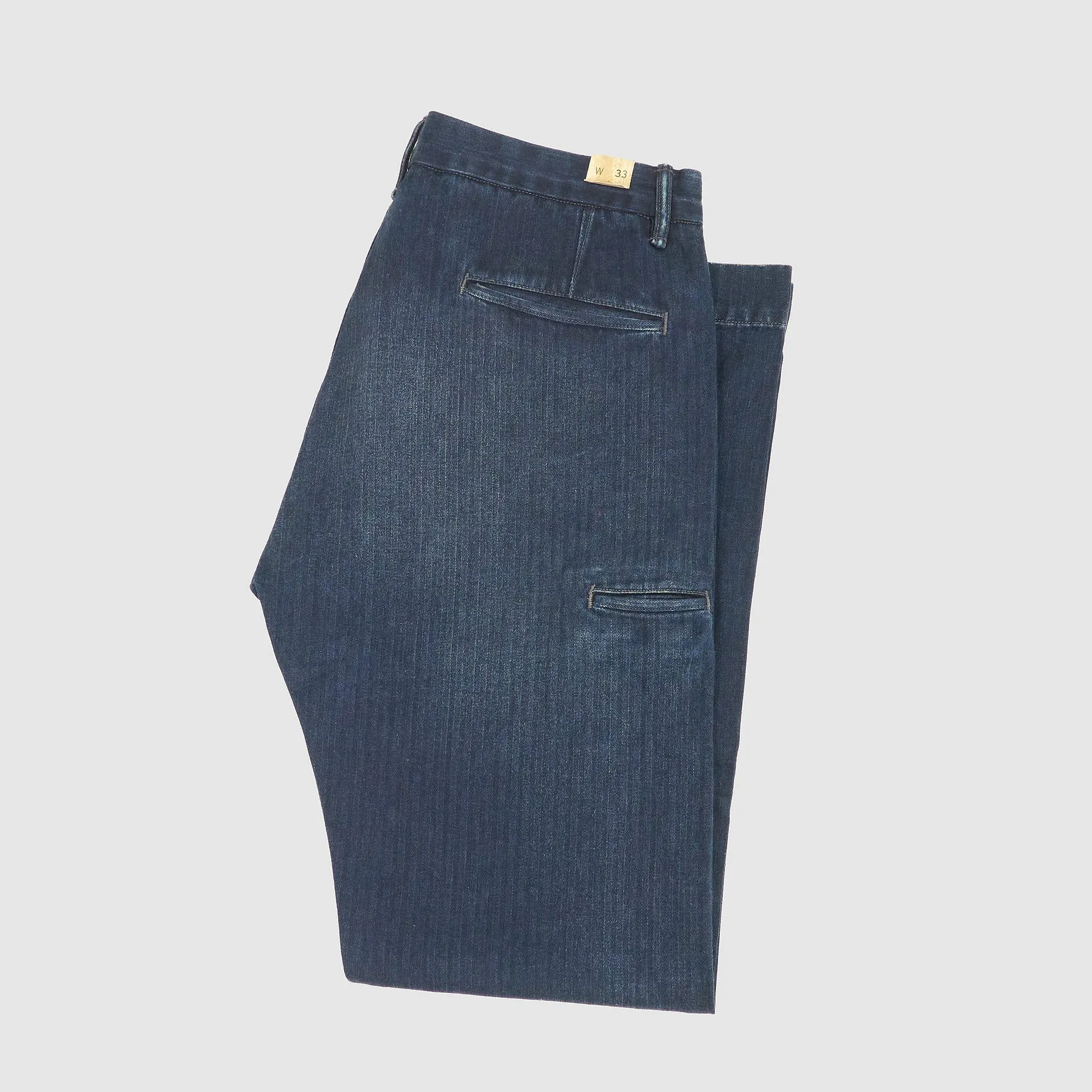 Double RL Chino Workpant Herringbone Indigo sold by DeeCee style product image thumbnail 2