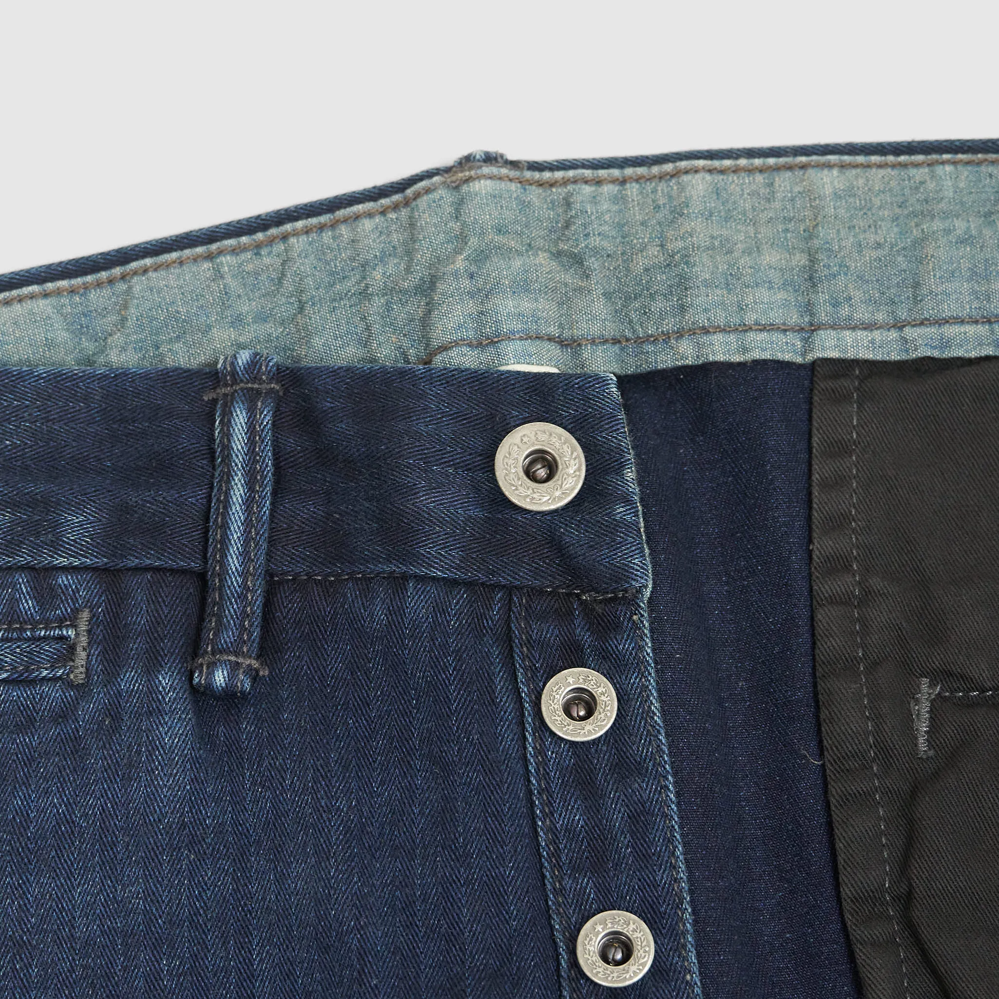 Double RL Chino Workpant Herringbone Indigo sold by DeeCee style product image thumbnail 5