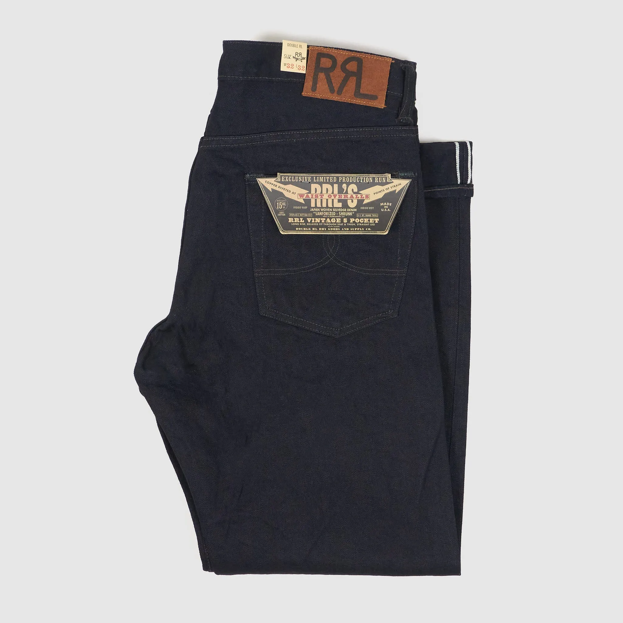 Double RL Straight Leg Selvage Jeans sold by DeeCee style product image thumbnail 2