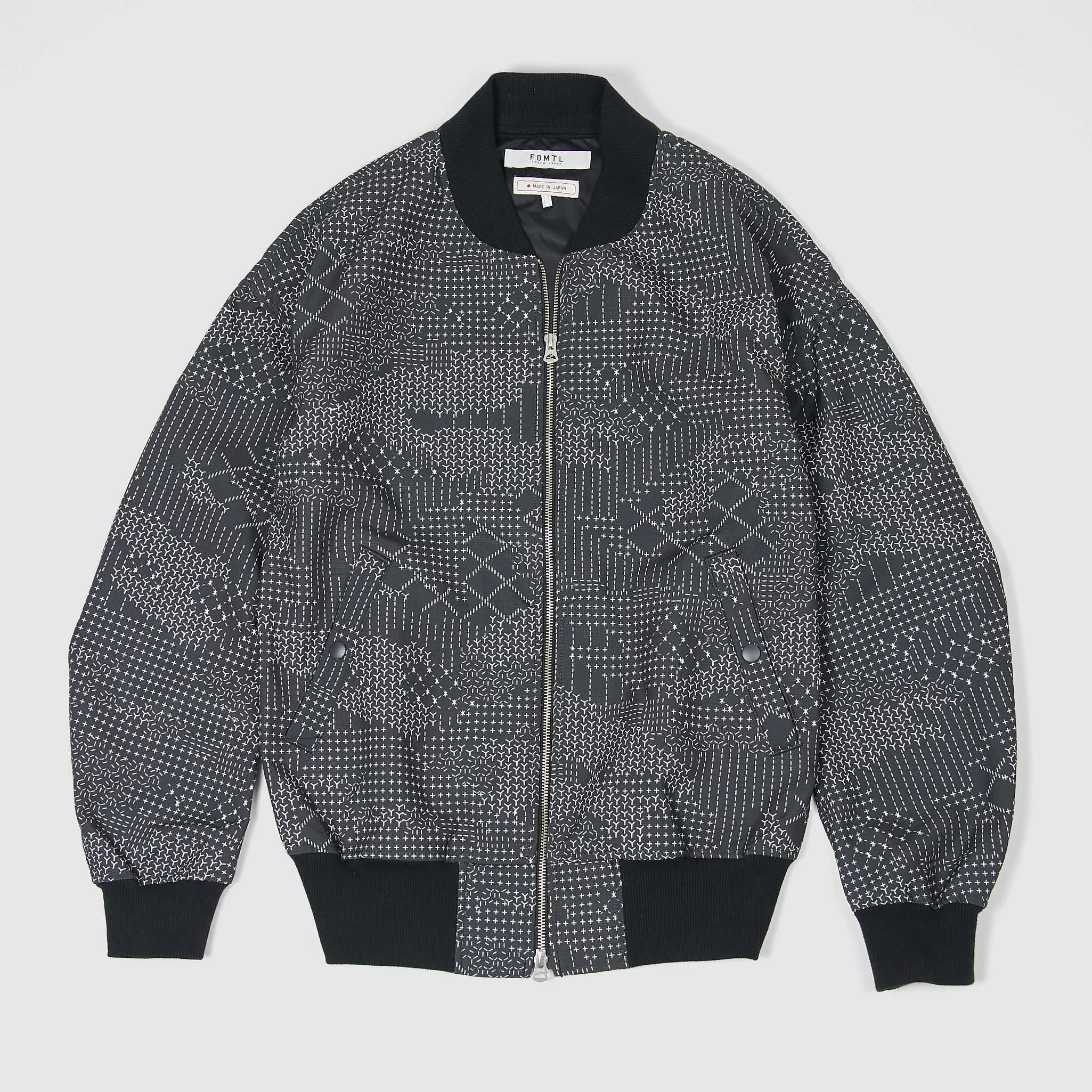 FDMTL Sashiko Bomber Jacket sold by DeeCee style