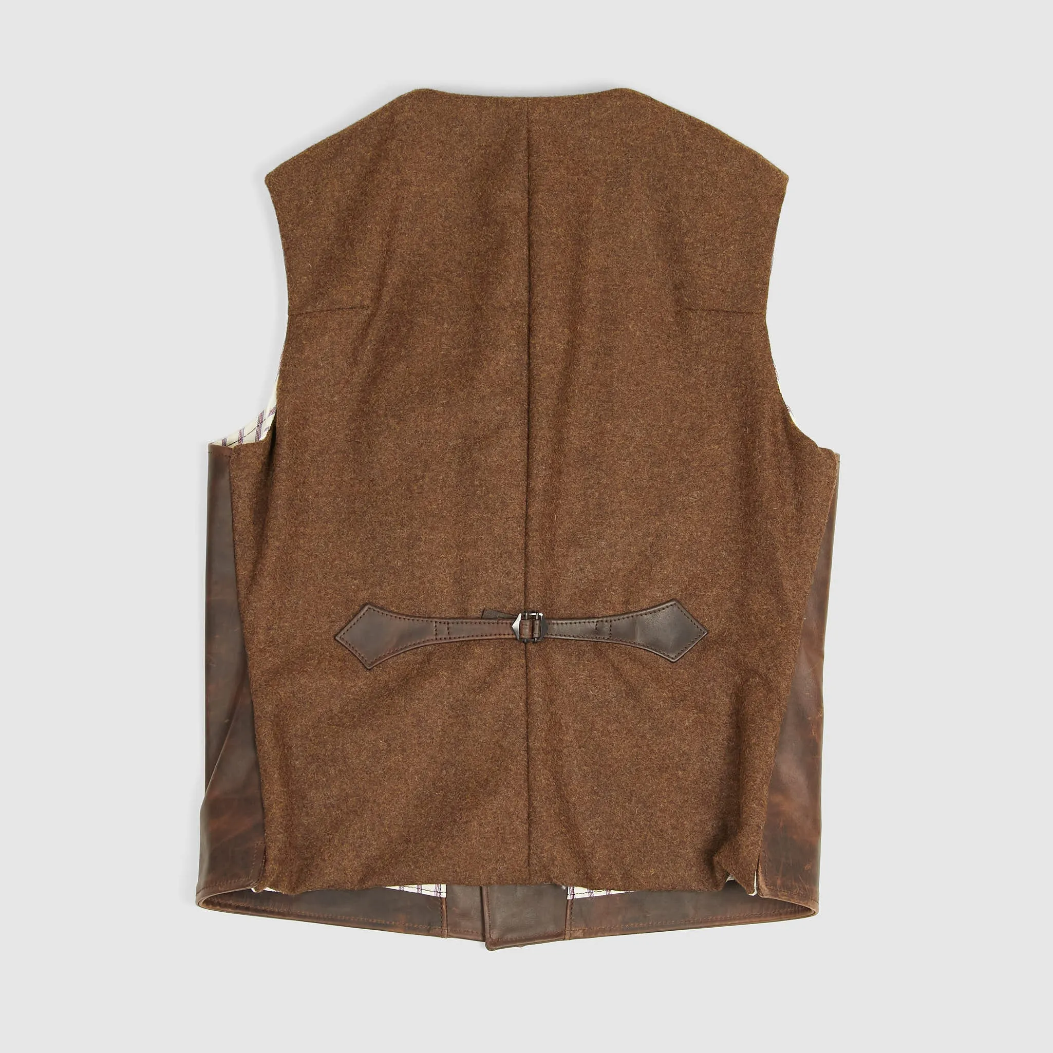 Aero Leathers Shackleton Wool-Leather Vest sold by DeeCee style product image thumbnail 3