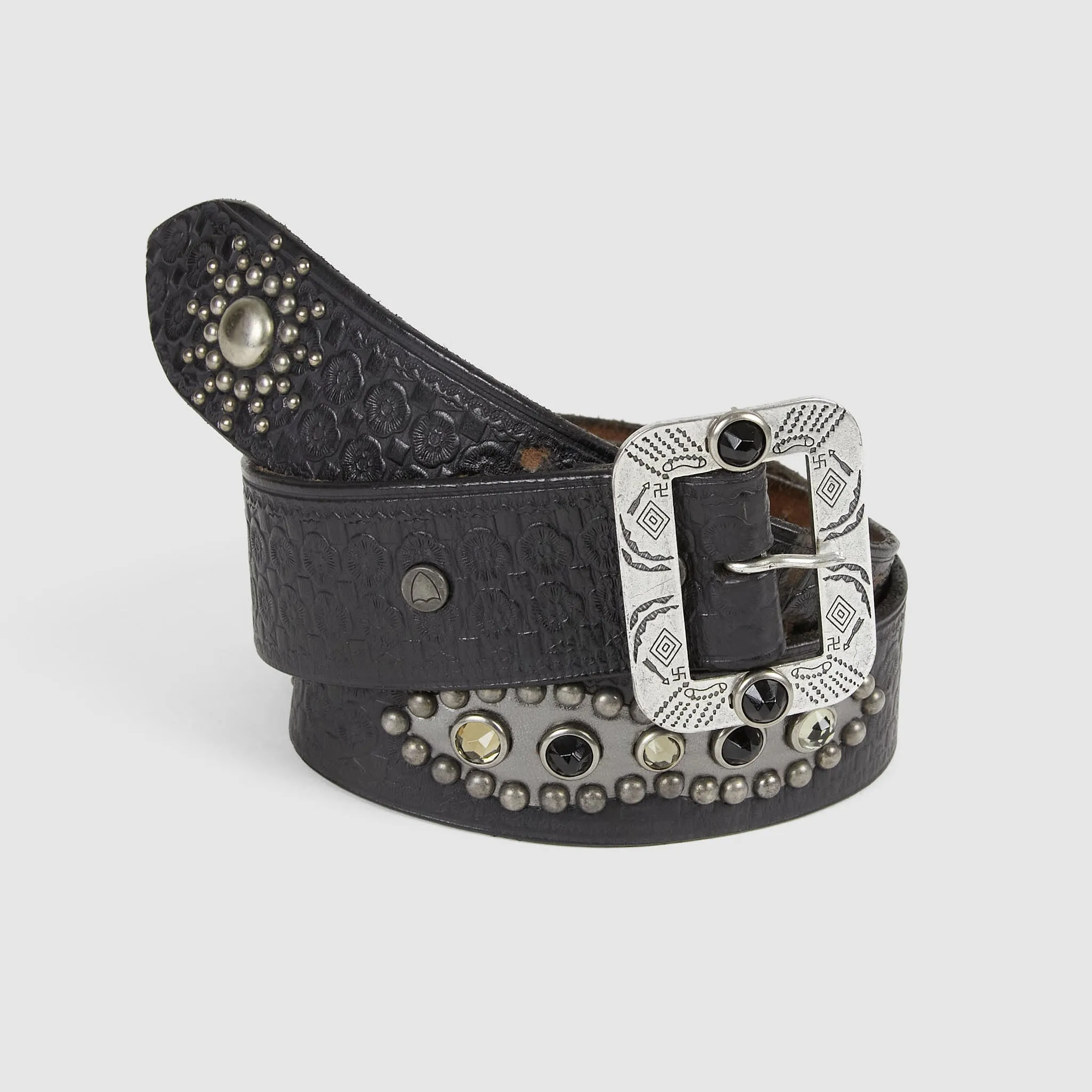 HTC Antique Leather Belt with Studs sold by DeeCee style product image thumbnail 4