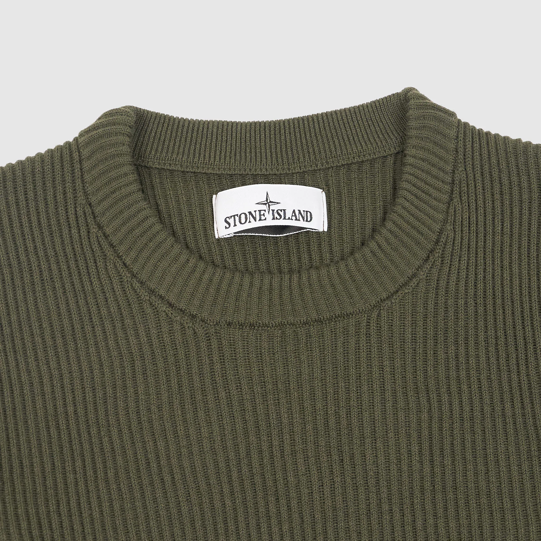 Stone Island Basic Rib Knit Crew Neck Pullover sold by DeeCee style product image thumbnail 5