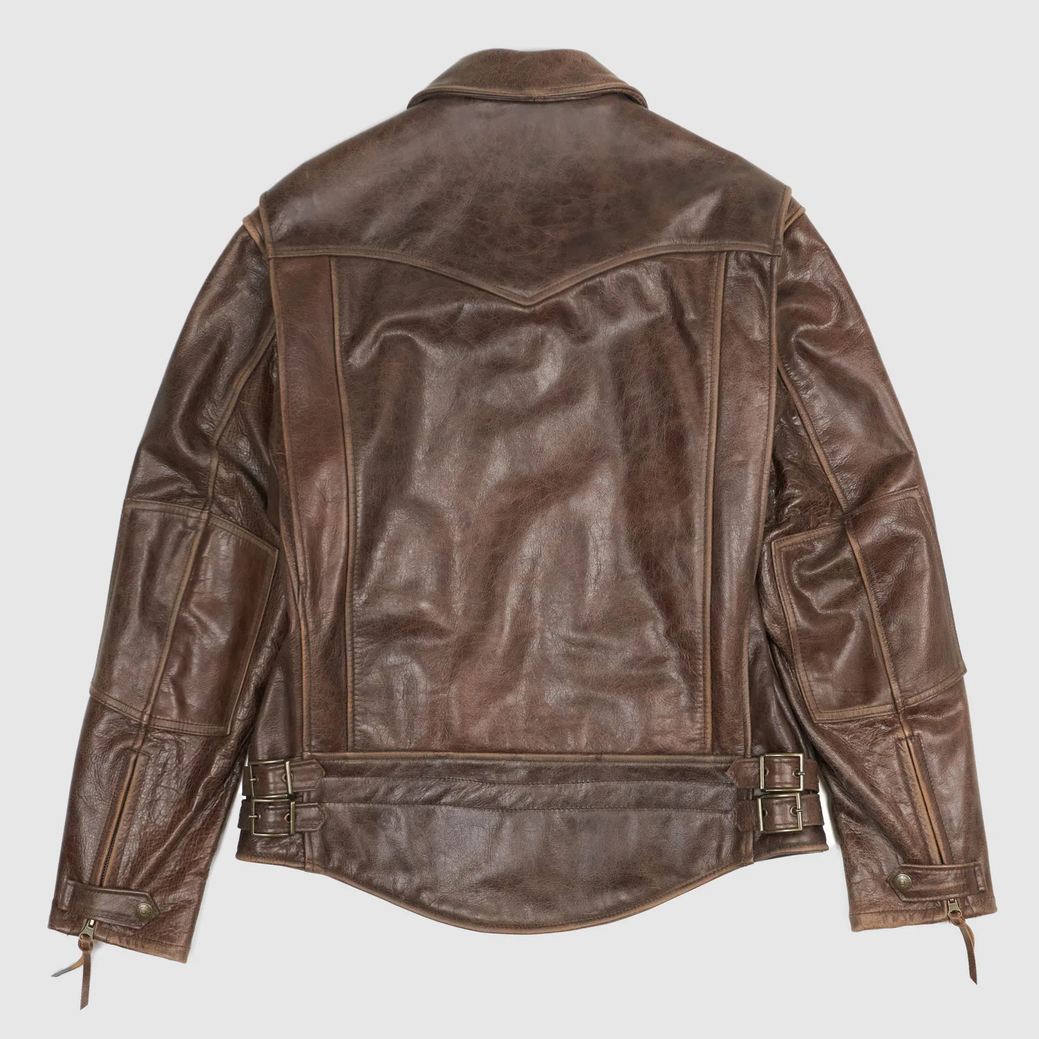 Schott N.Y.C. Antique Leather Biker Jacket sold by DeeCee style product image thumbnail 3