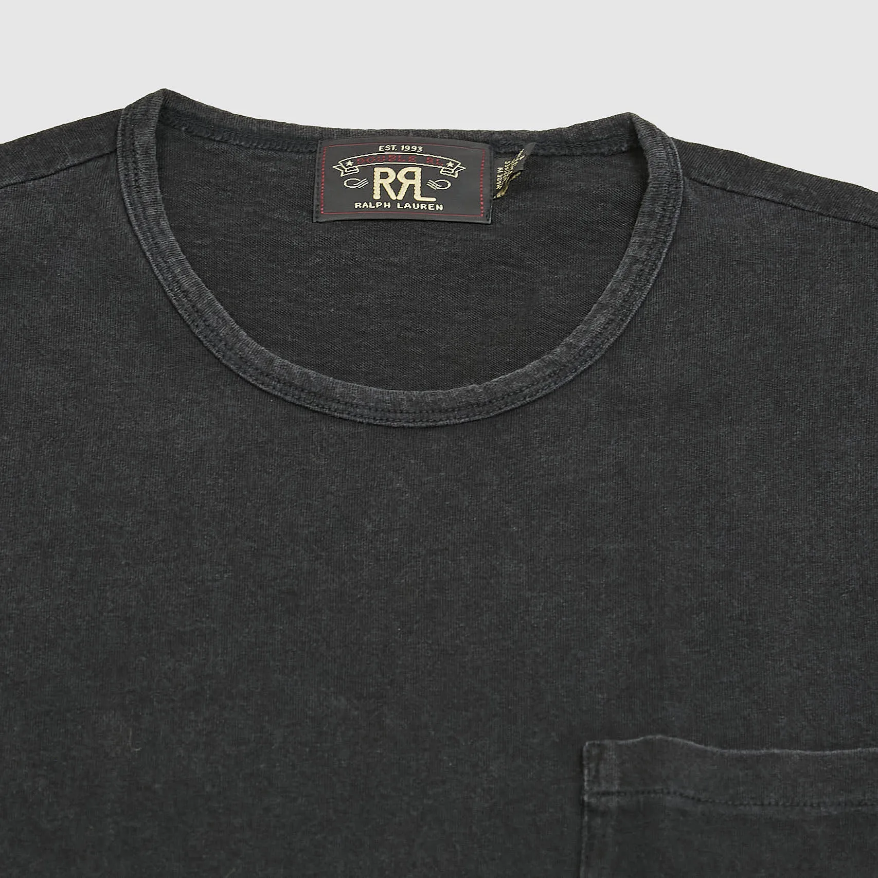 Double RL Indigo Crew Neck Pocket T-Shirt sold by DeeCee style product image thumbnail 4